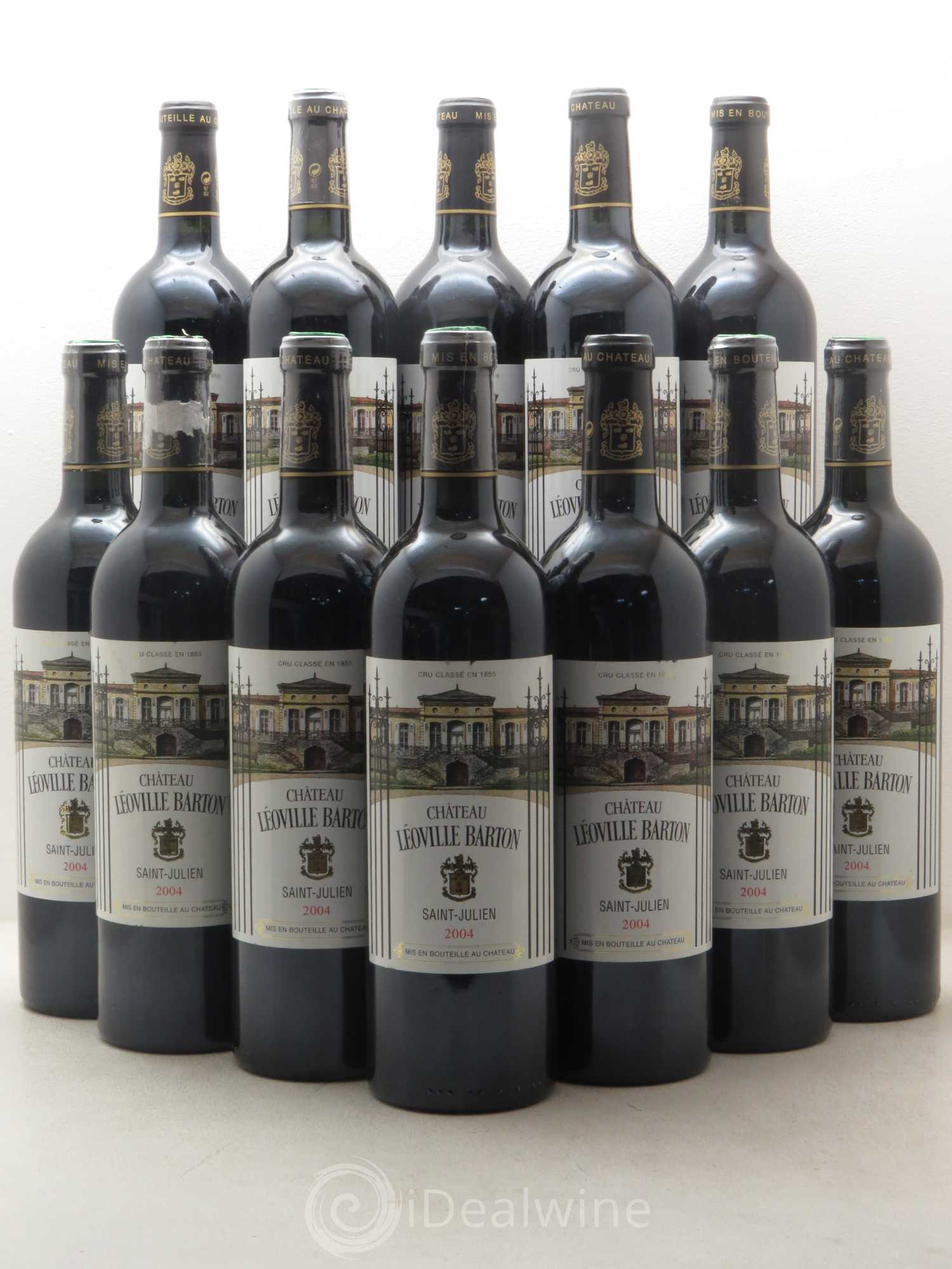 Château Léoville Barton 2ème Grand Cru Classé 2004 - Lot de 12 bouteilles - 0