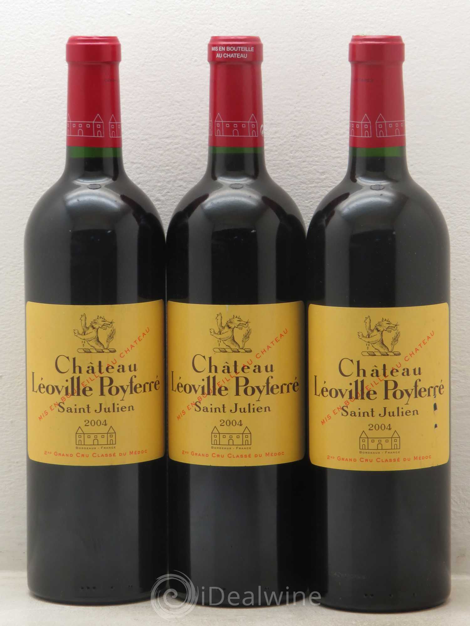 Château Léoville Poyferré 2ème Grand Cru Classé 2004 - Lot de 12 bouteilles - 4