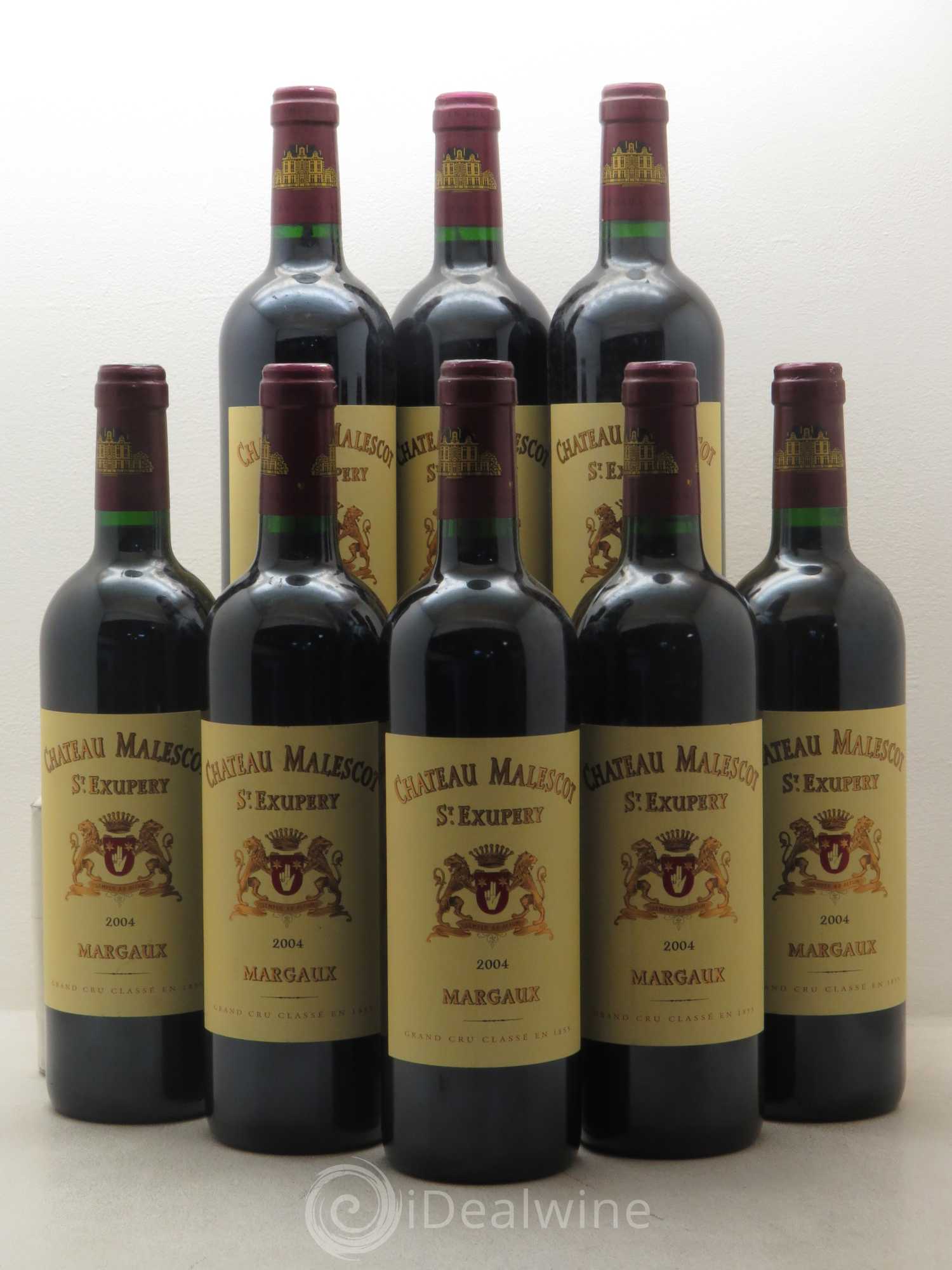 Château Malescot Saint-Exupéry 3ème Grand Cru Classé 2004 - Lot de 8 bouteilles - 0