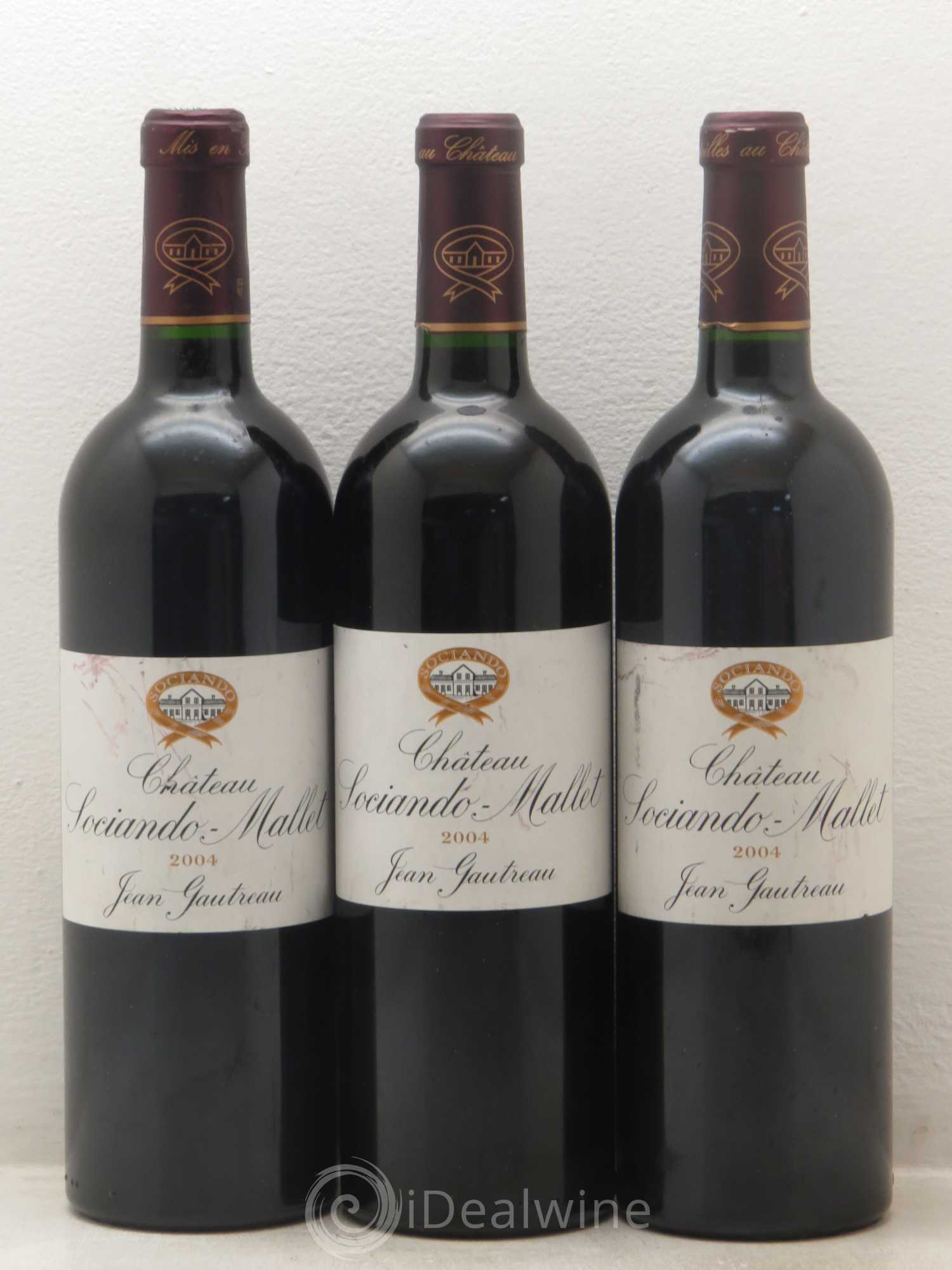 Château Sociando Mallet 2004 - Lot de 12 bouteilles - 2