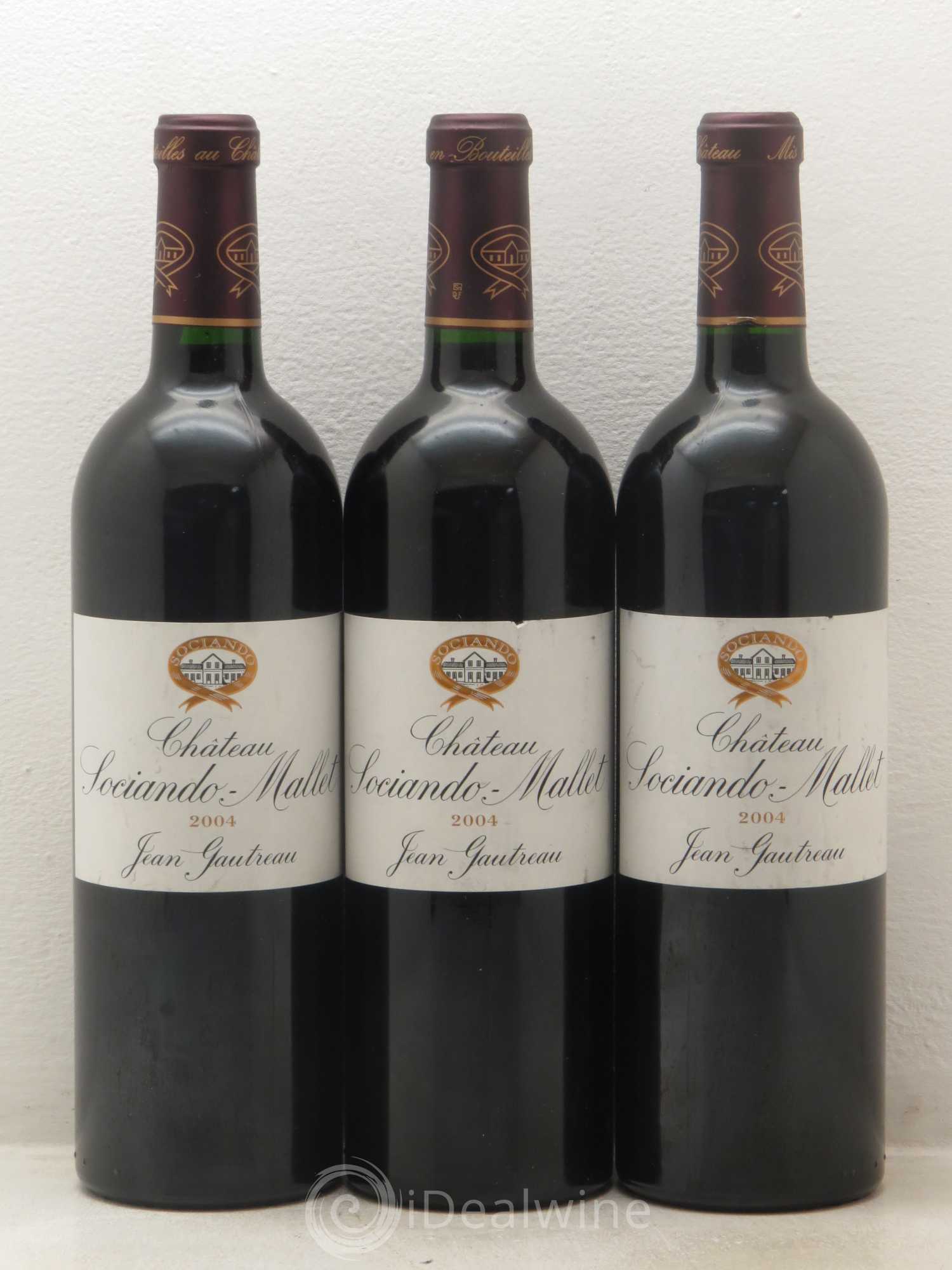 Château Sociando Mallet 2004 - Lot de 12 bouteilles - 1