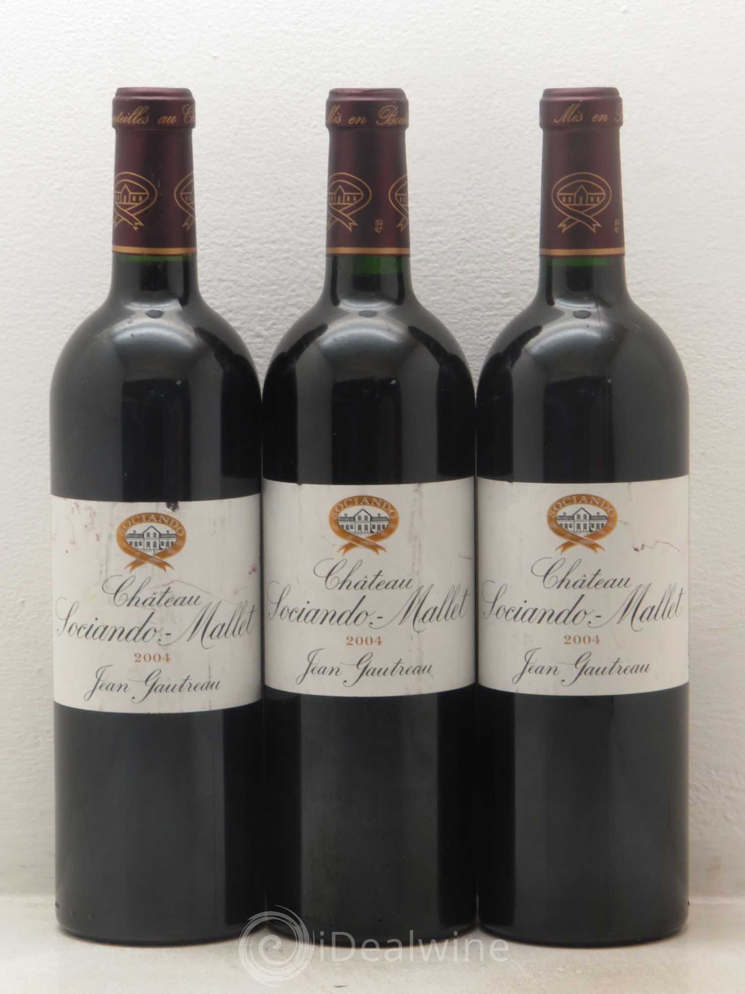Château Sociando Mallet 2004 - Lot de 12 bouteilles - 2