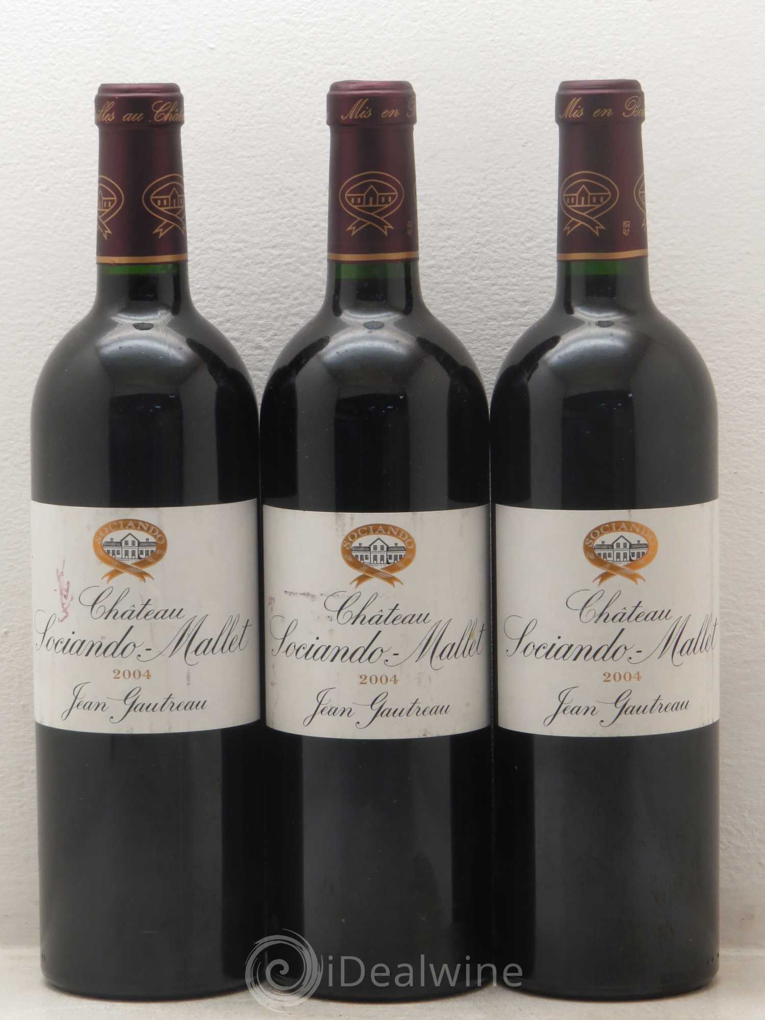 Château Sociando Mallet 2004 - Lot de 6 bouteilles - 1