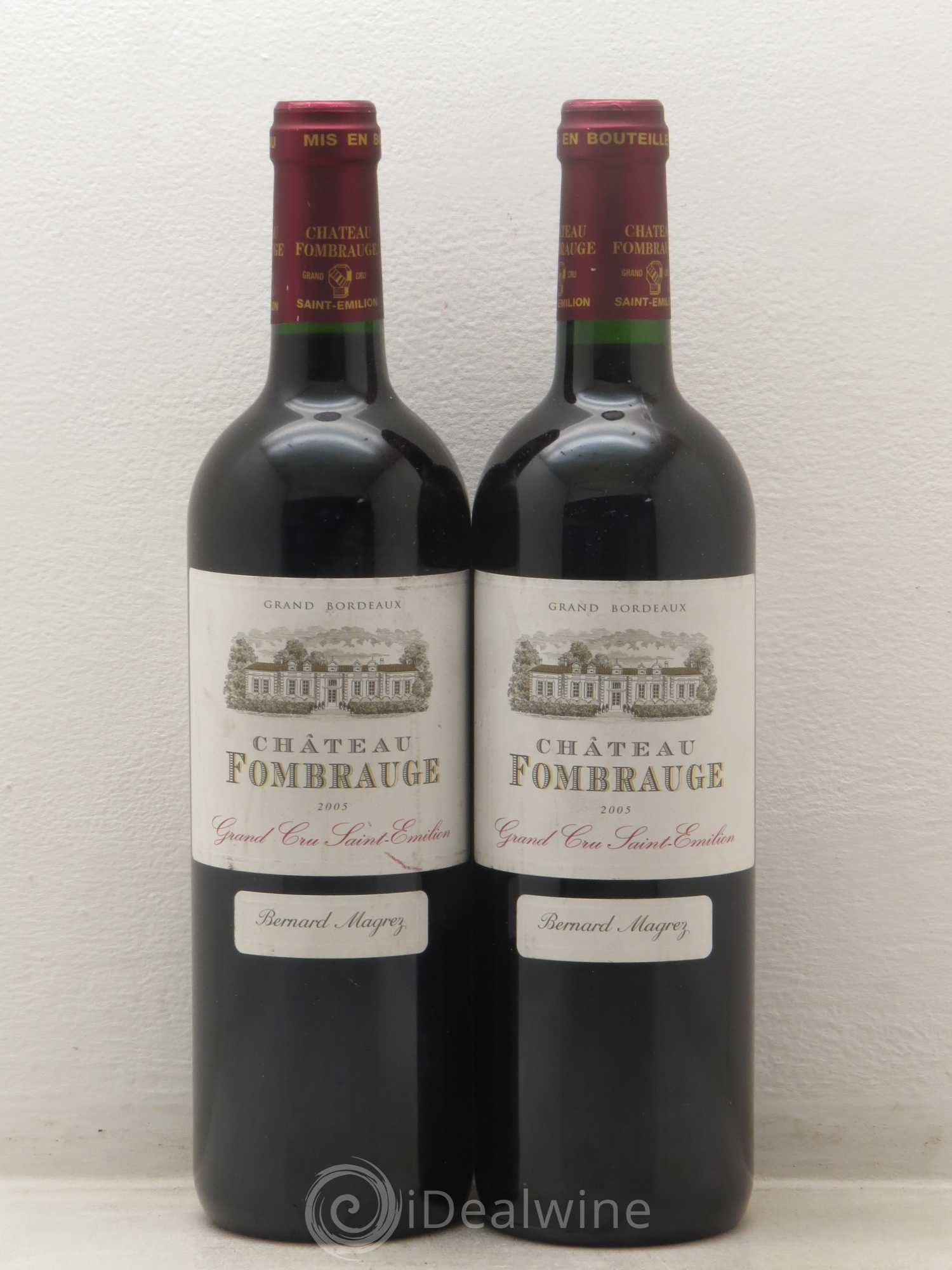 Château Fombrauge Grand Cru Classé 2005 - Lot de 2 bouteilles - 0