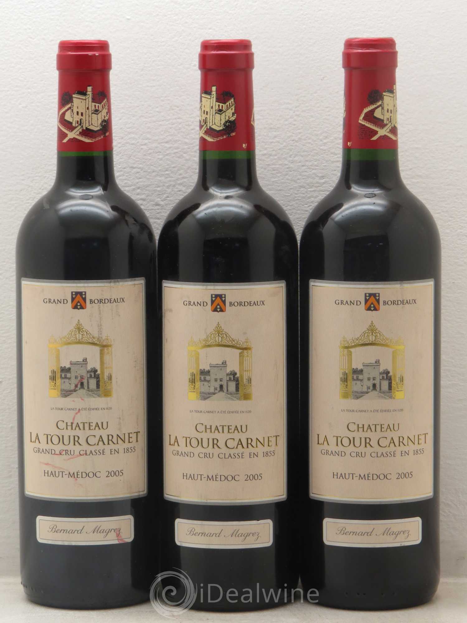Château la Tour Carnet 4ème Grand Cru Classé 2005 - Lot de 12 bouteilles - 4