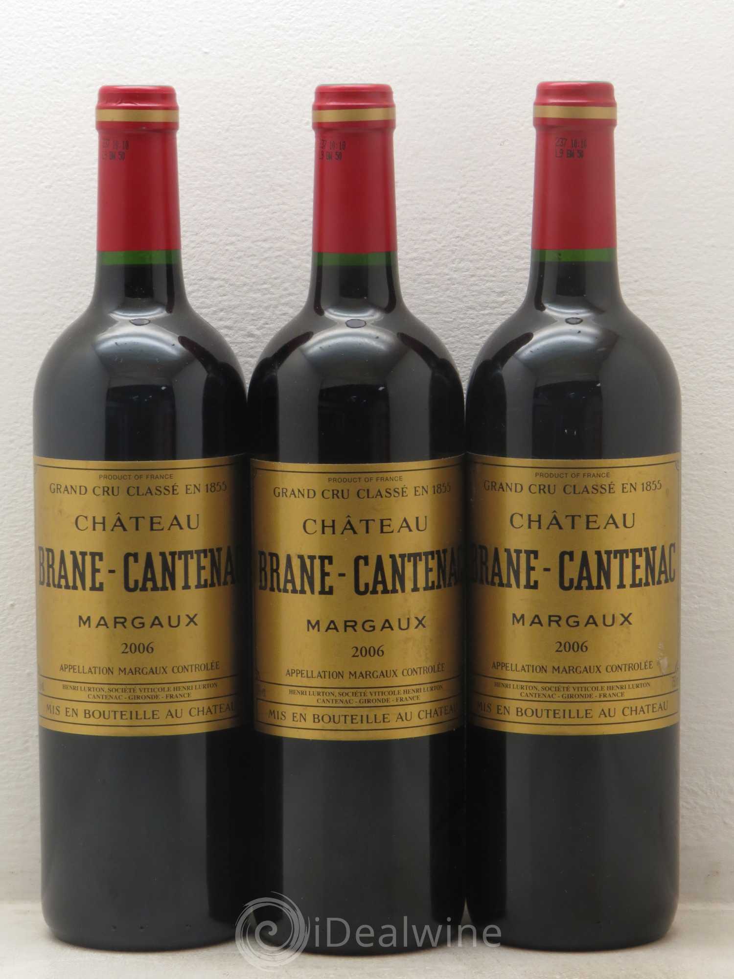 Château Brane Cantenac 2ème Grand Cru Classé 2006 - Lot de 6 bouteilles - 2