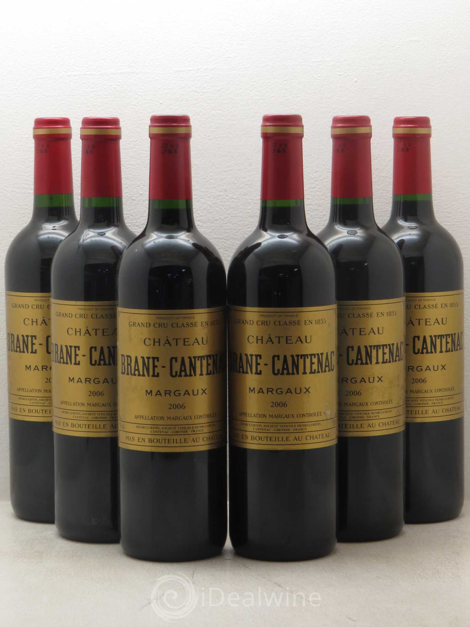 Château Brane Cantenac 2ème Grand Cru Classé 2006 - Lot de 6 bouteilles - 0
