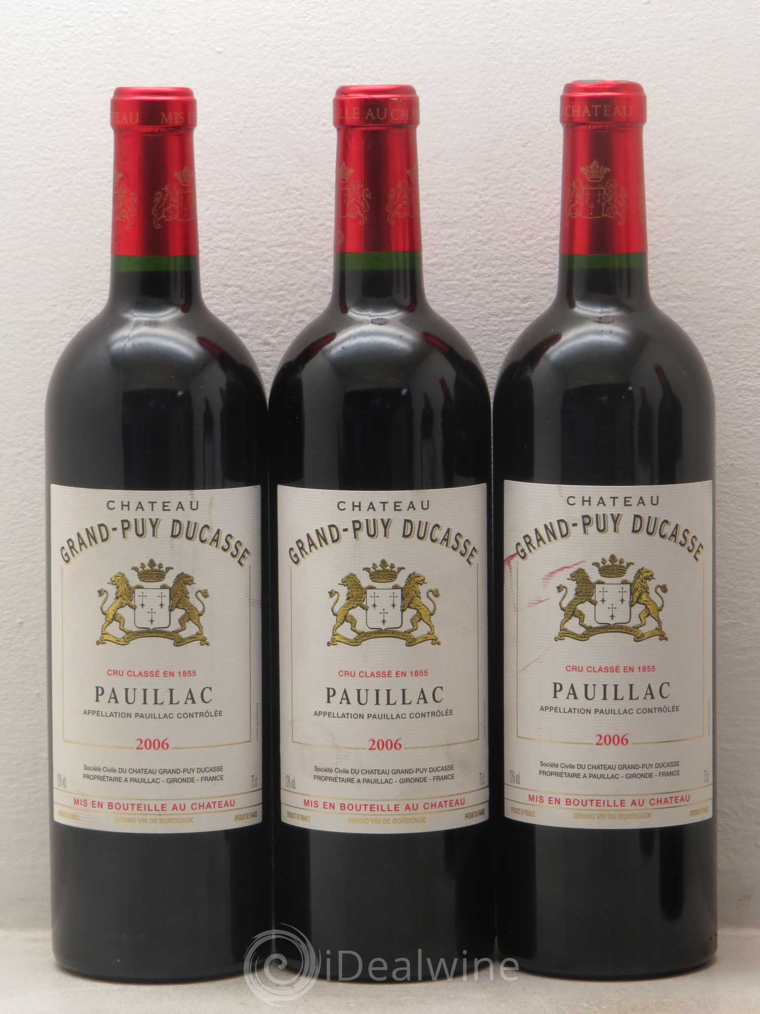 Château Grand Puy Ducasse 5ème Grand Cru Classé 2006 - Lot de 5 bouteilles - 1
