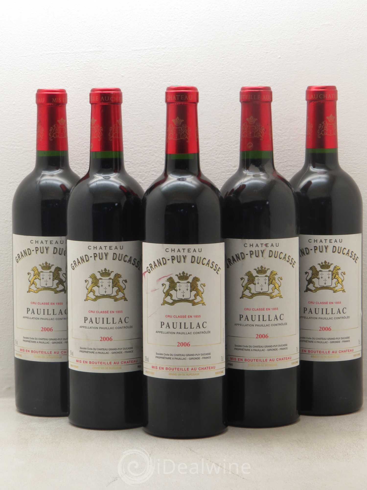 Château Grand Puy Ducasse 5ème Grand Cru Classé 2006 - Lot de 5 bouteilles - 0