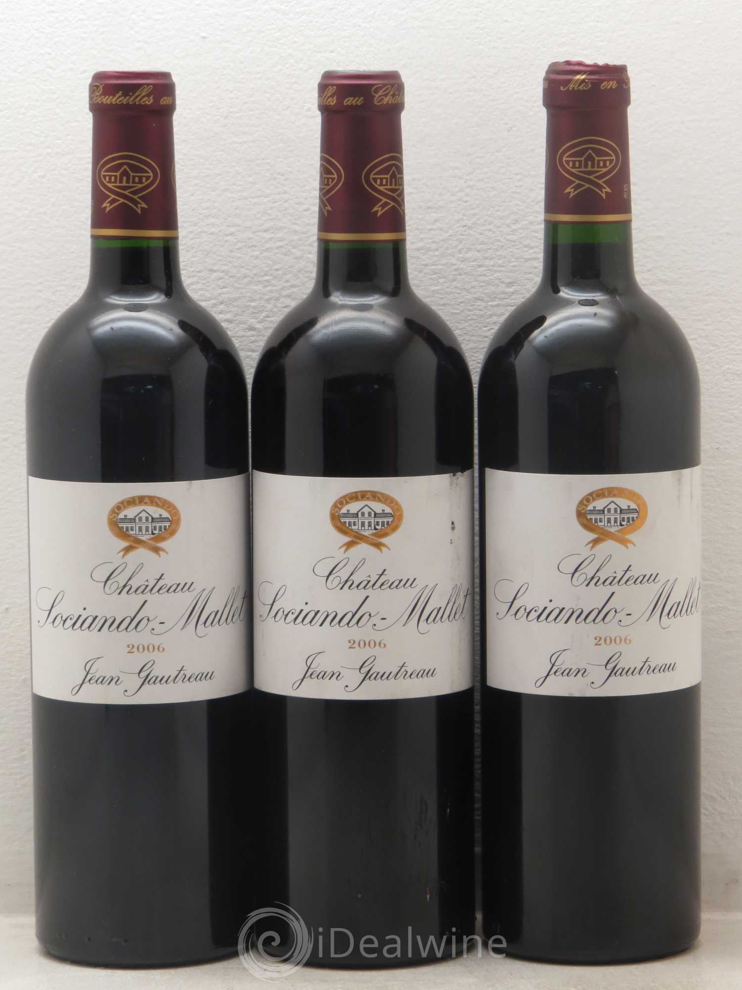 Château Sociando Mallet 2006 - Lot de 12 bouteilles - 2