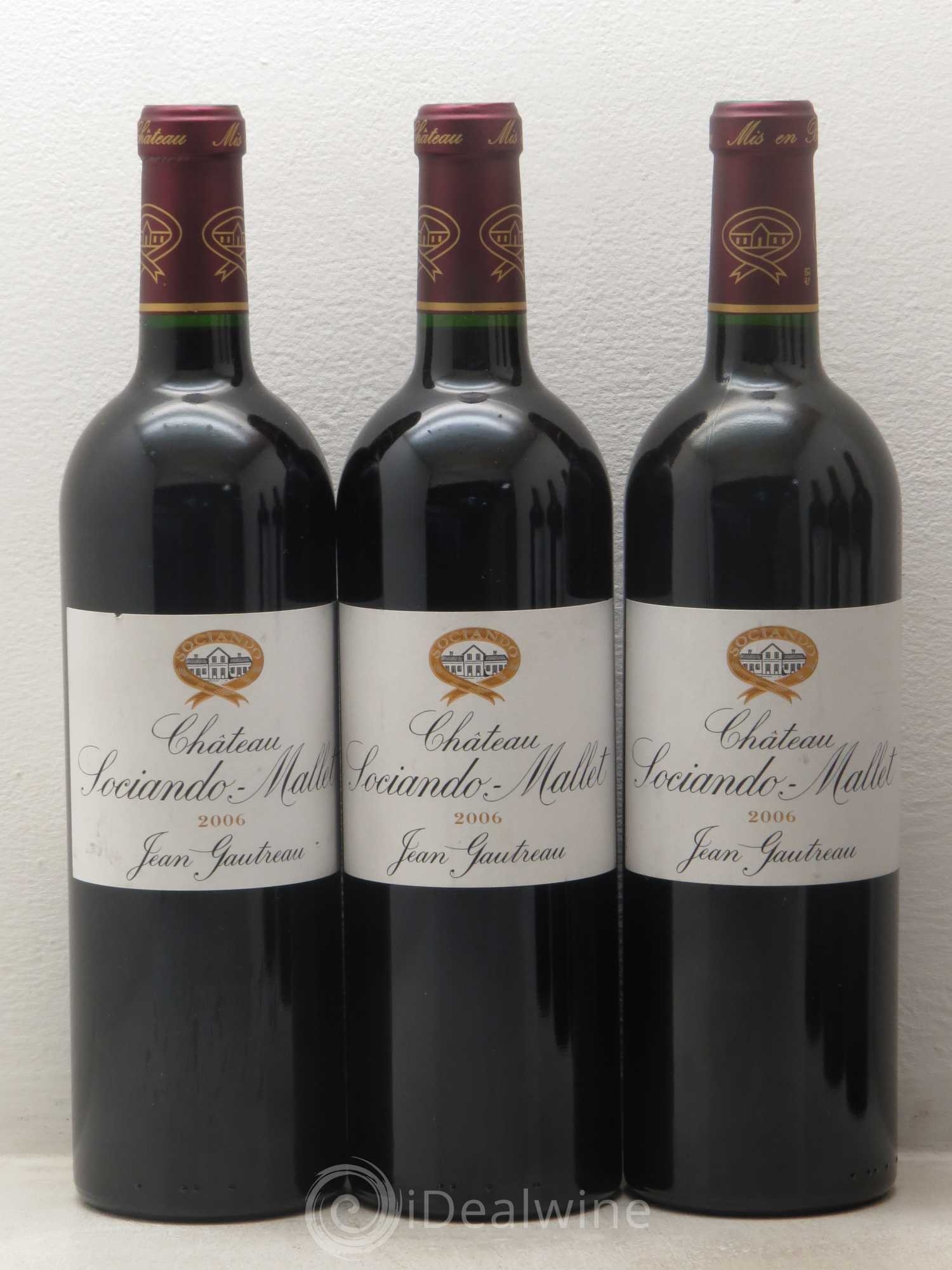 Château Sociando Mallet 2006 - Lot de 6 bouteilles - 1