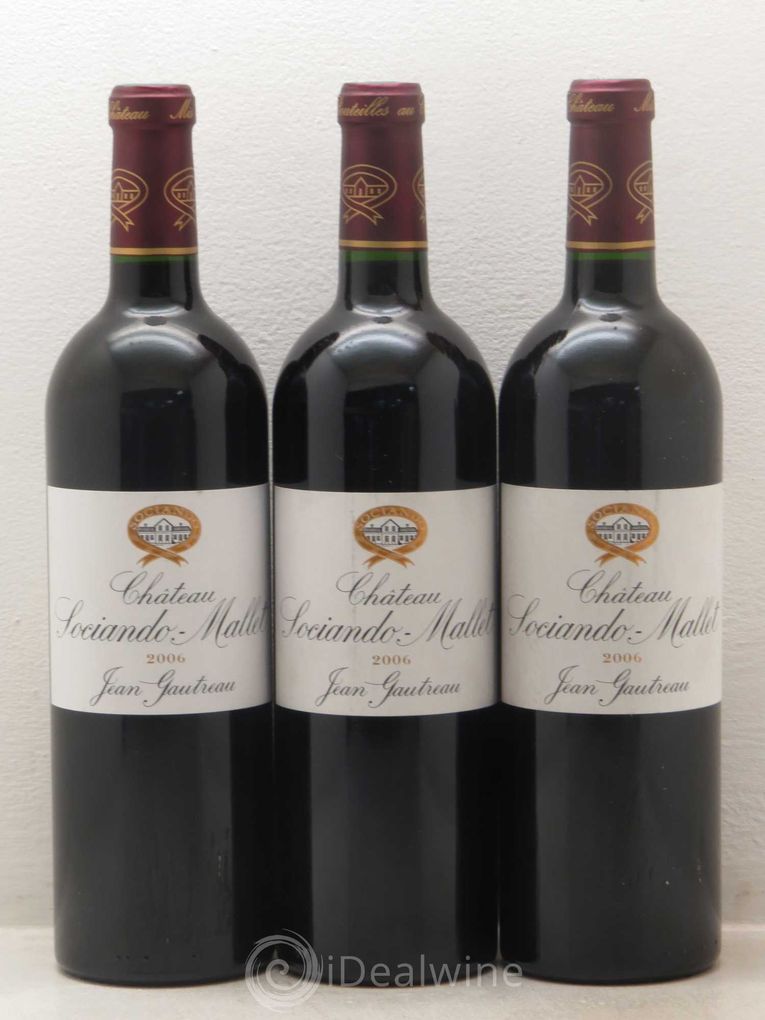 Château Sociando Mallet 2006 - Lot de 6 bouteilles - 2