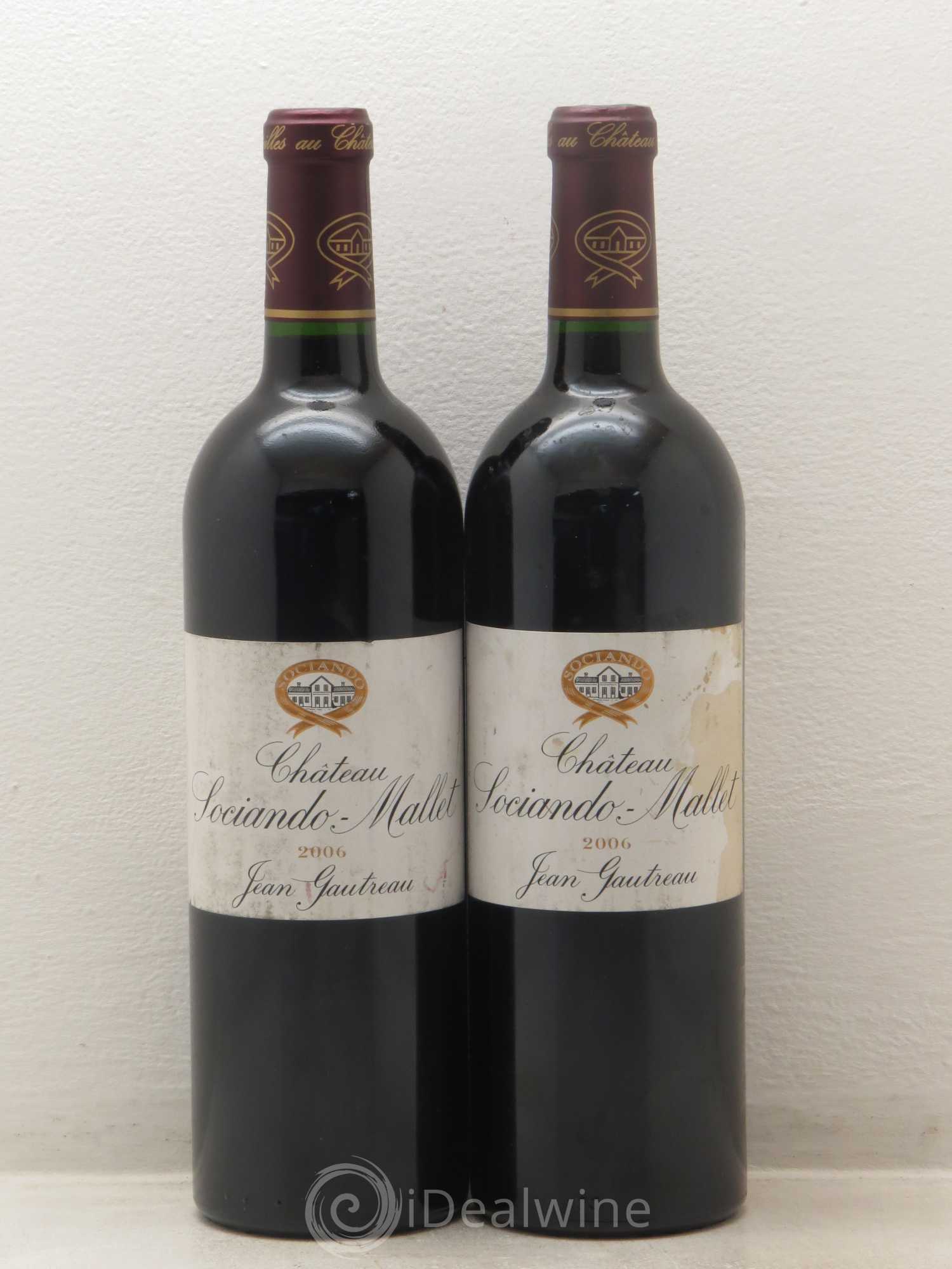 Château Sociando Mallet 2006 - Lot de 5 bouteilles - 2