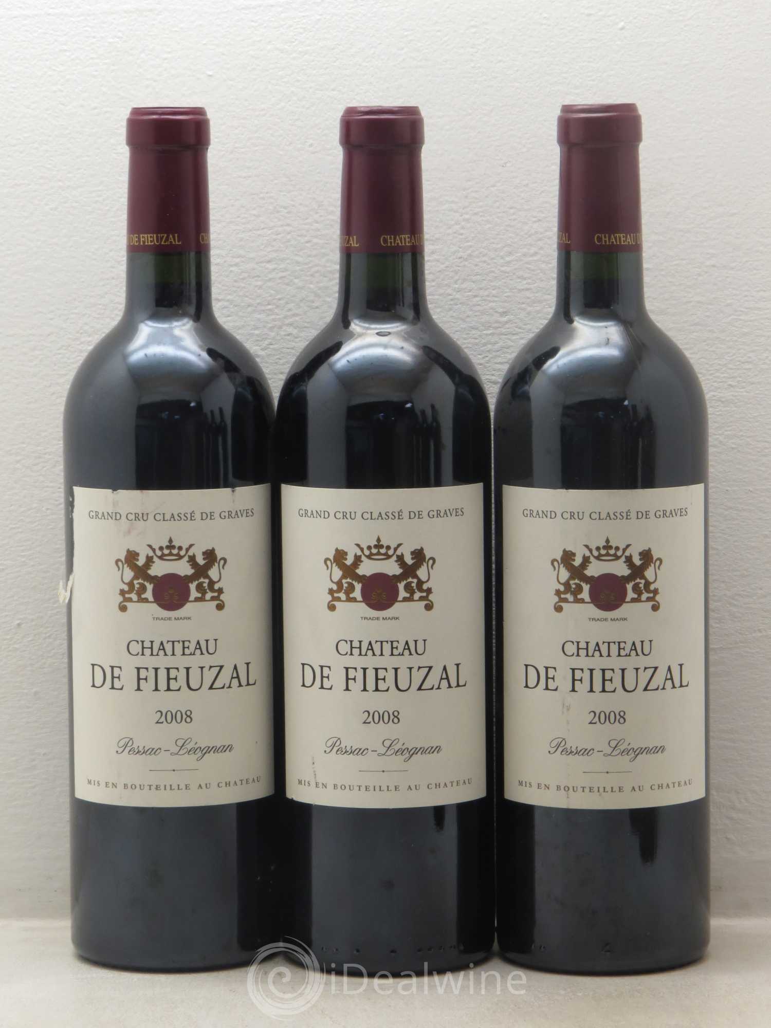 Château de Fieuzal Cru Classé de Graves 2008 - Lot de 12 bouteilles - 1