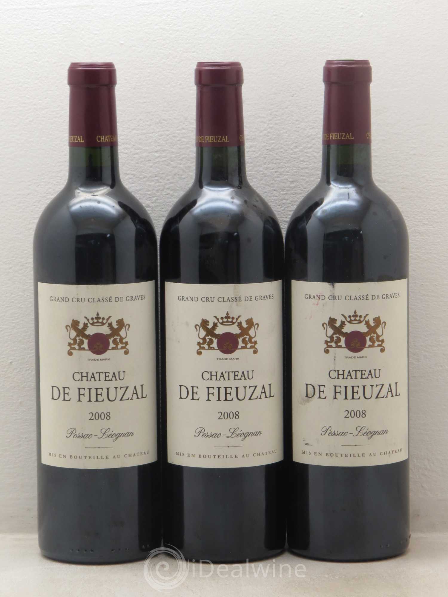 Château de Fieuzal Cru Classé de Graves 2008 - Lot de 12 bouteilles - 2