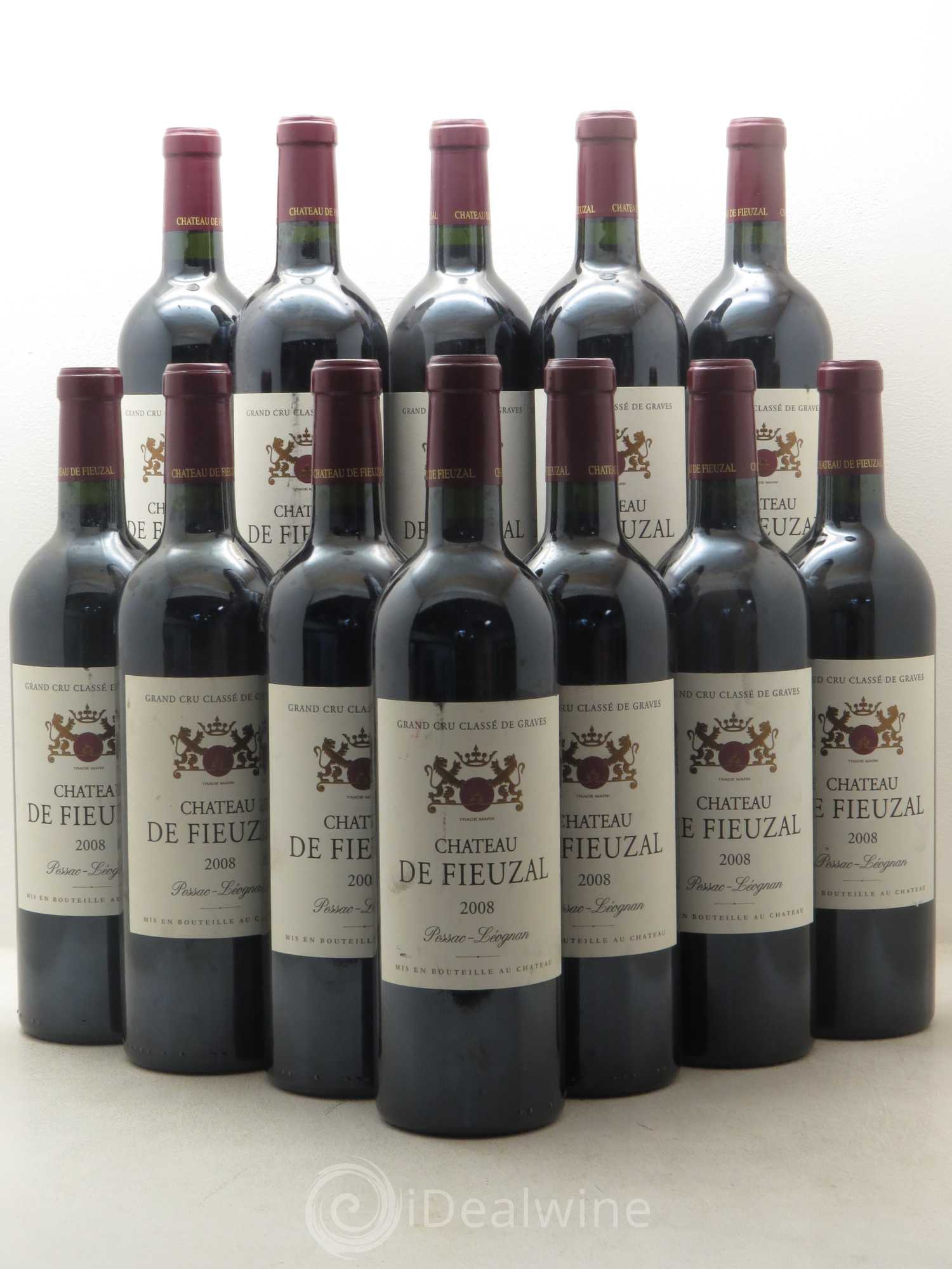 Château de Fieuzal Cru Classé de Graves 2008 - Lot de 12 bouteilles - 0
