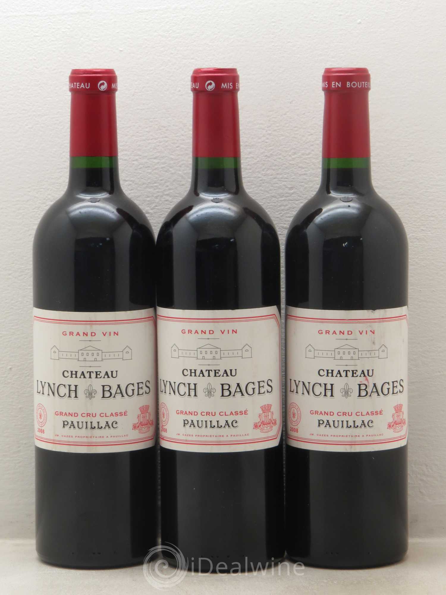 Château Lynch Bages 5ème Grand Cru Classé 2008 - Lot de 6 bouteilles - 2