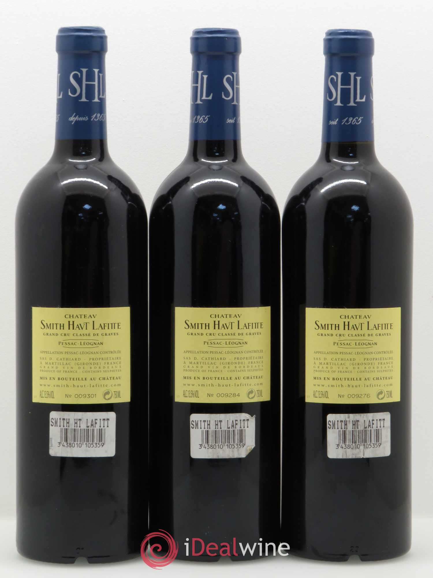 Château Smith Haut Lafitte Cru Classé de Graves 2005 - Lot de 3 bouteilles - 1