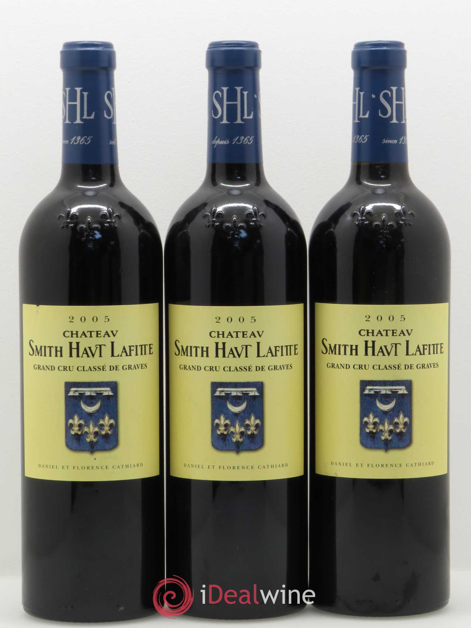 Château Smith Haut Lafitte Cru Classé de Graves 2005 - Lot de 3 bouteilles - 0