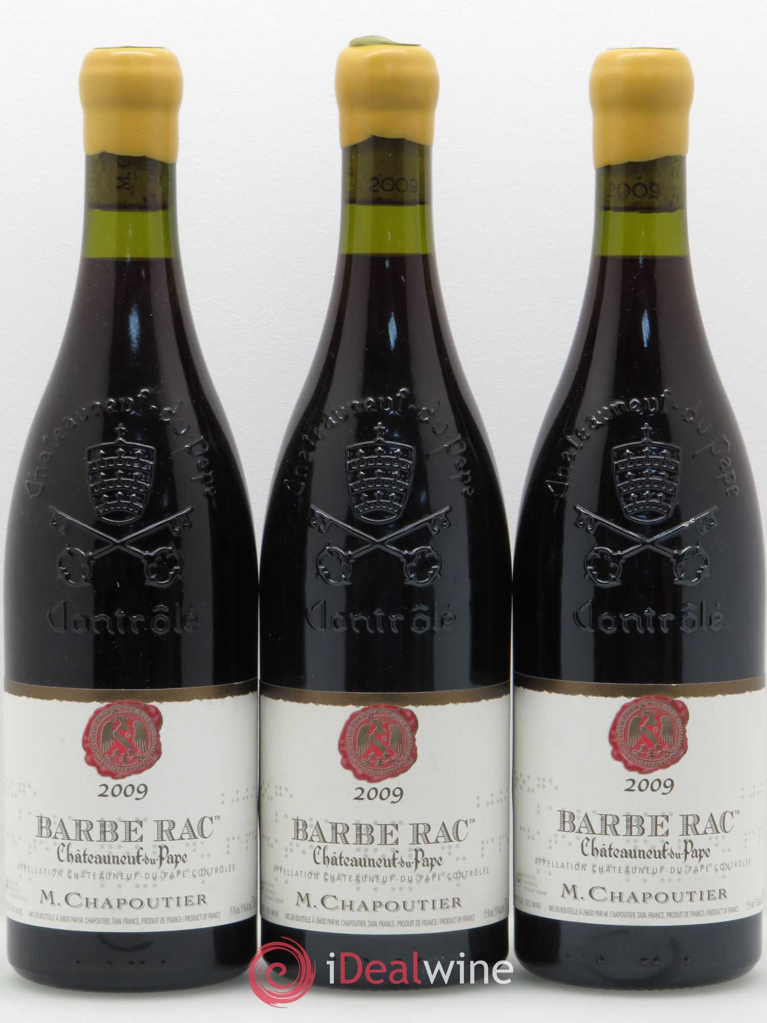 Châteauneuf-du-Pape Barbe Rac Chapoutier 2009 - Lot de 6 bouteilles - 2