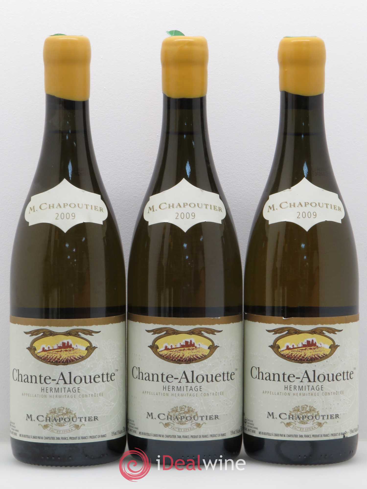 Hermitage Chante Alouette Chapoutier 2009 - Lot de 6 bouteilles - 1
