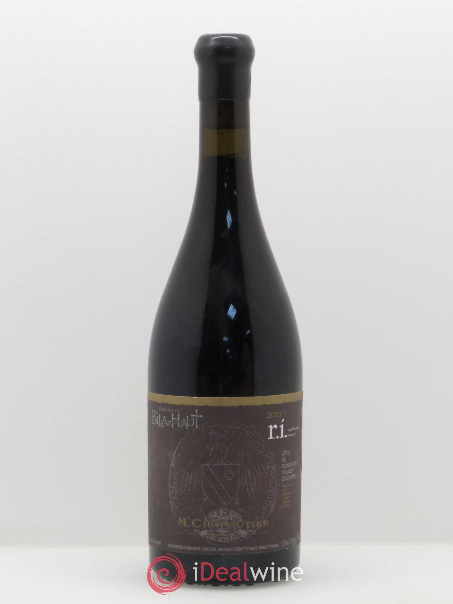 Côtes du Roussillon R.I. Rectificando Invenies Domaine de Bila-Haut M.Chapoutier 2011 - Posten von 1 Flasche - 0