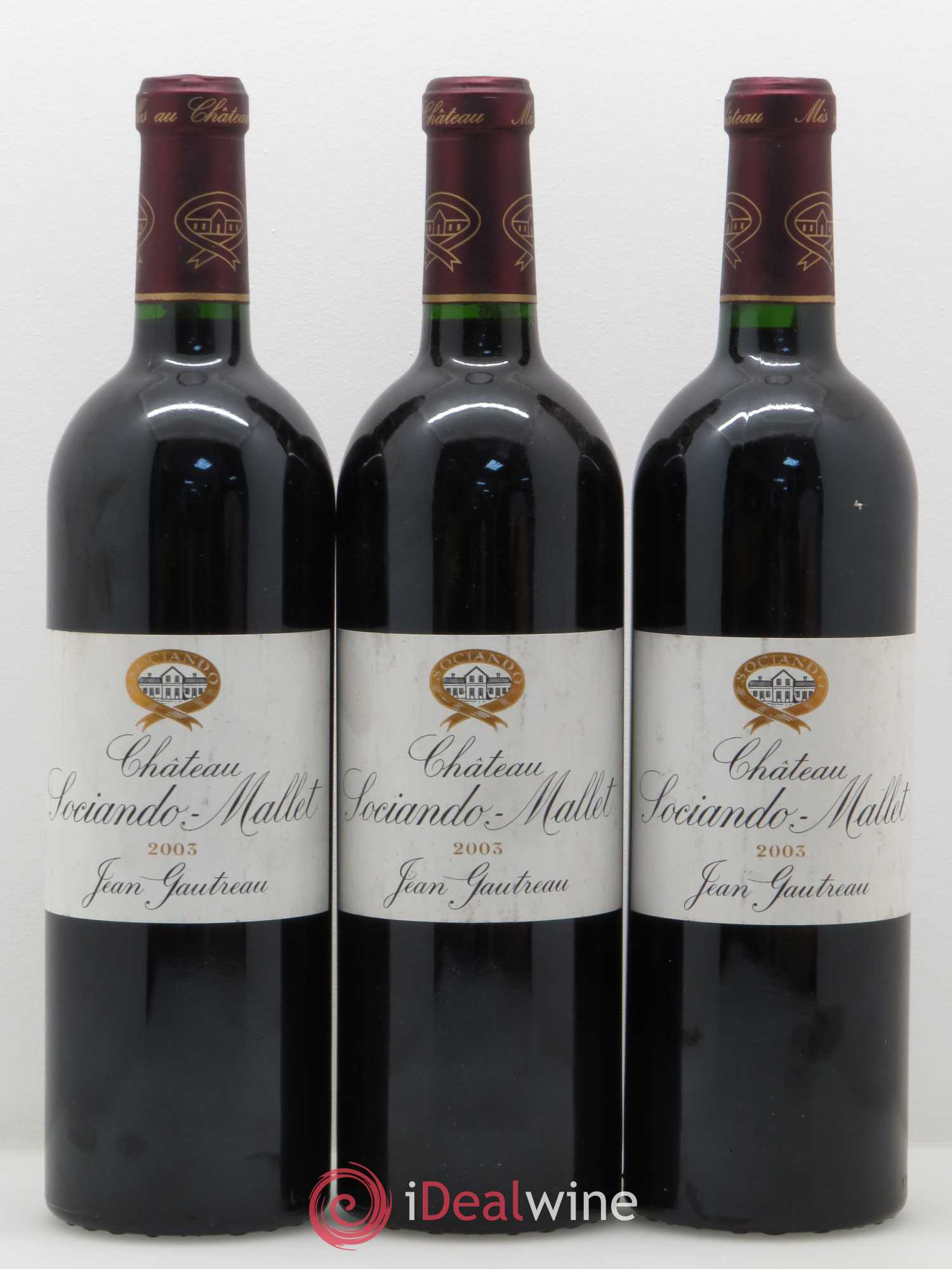 Château Sociando Mallet 2003 - Lot de 12 bouteilles - 3
