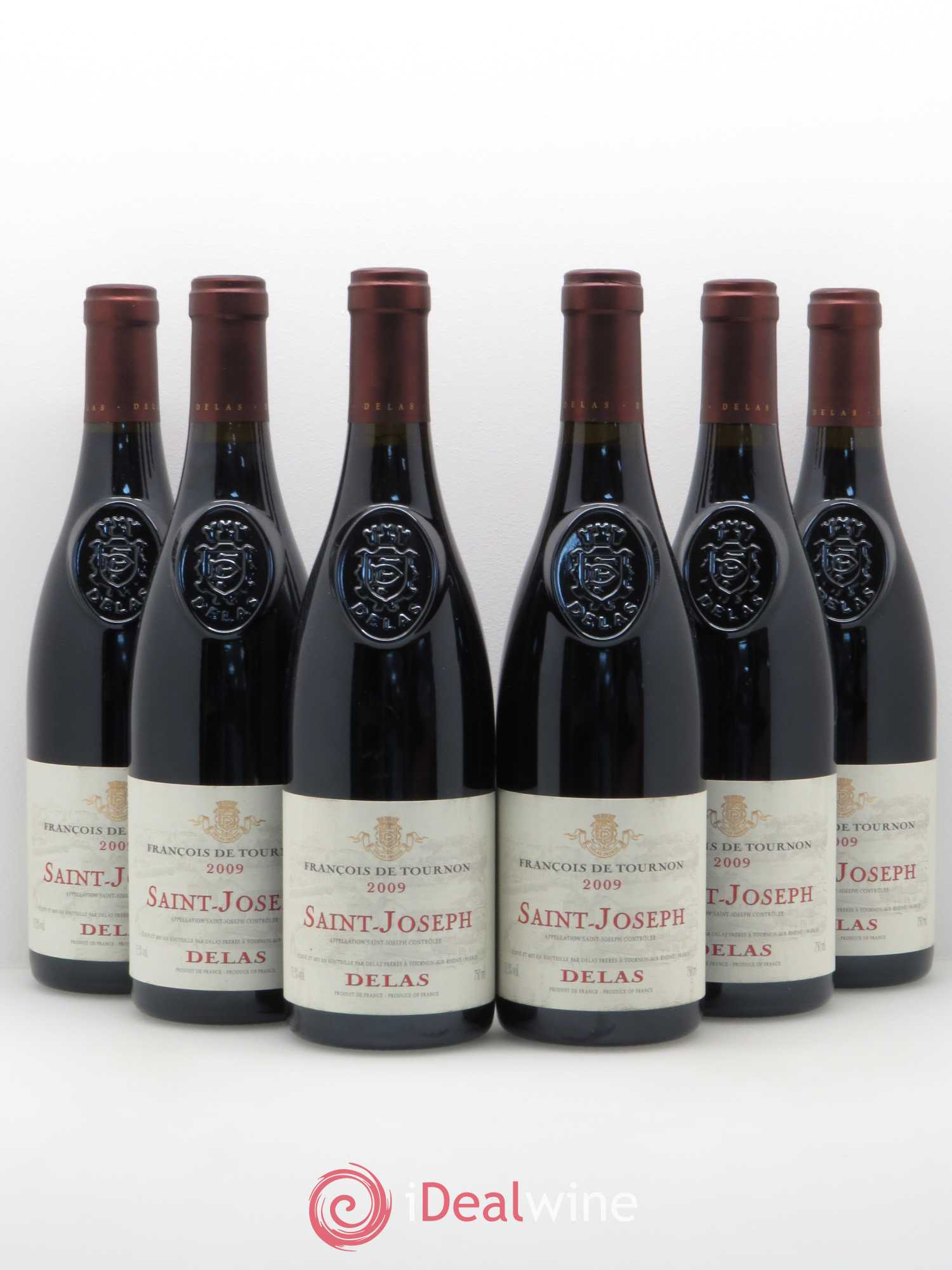 Saint-Joseph Delas Freres François De Tournon 2009 - Posten von 6 Flaschen - 0