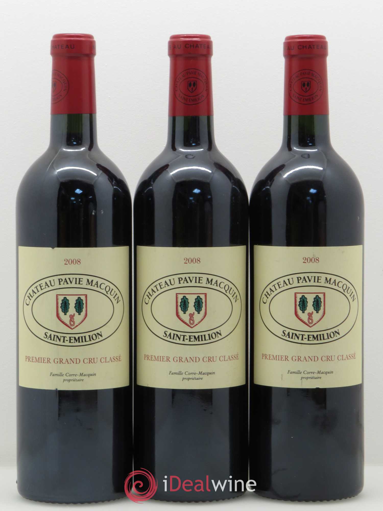 Château Pavie Macquin 1er Grand Cru Classé B 2008 - Lot de 8 bouteilles - 2