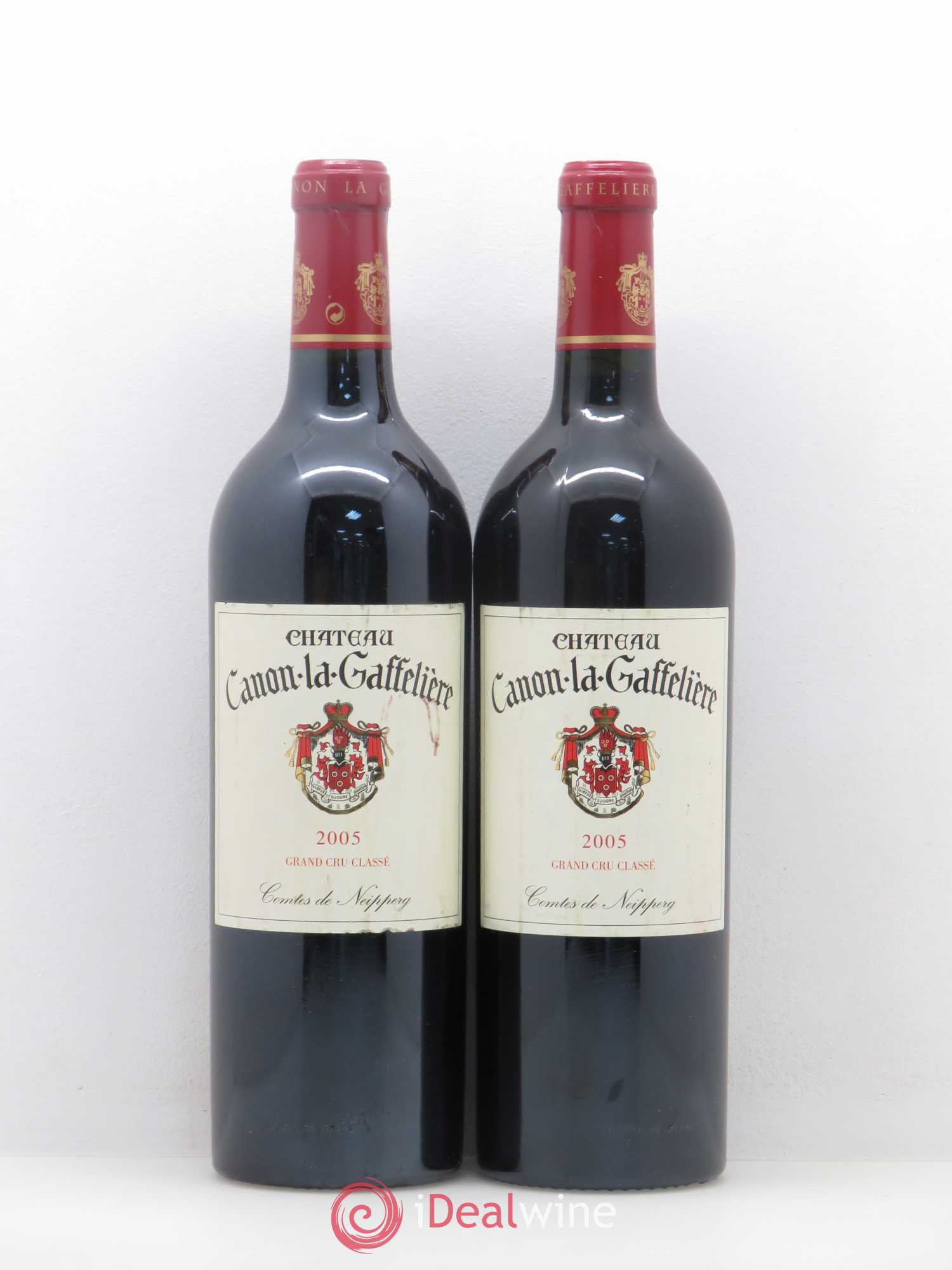Château Canon la Gaffelière 1er Grand Cru Classé B 2005 - Lot de 2 bouteilles - 0