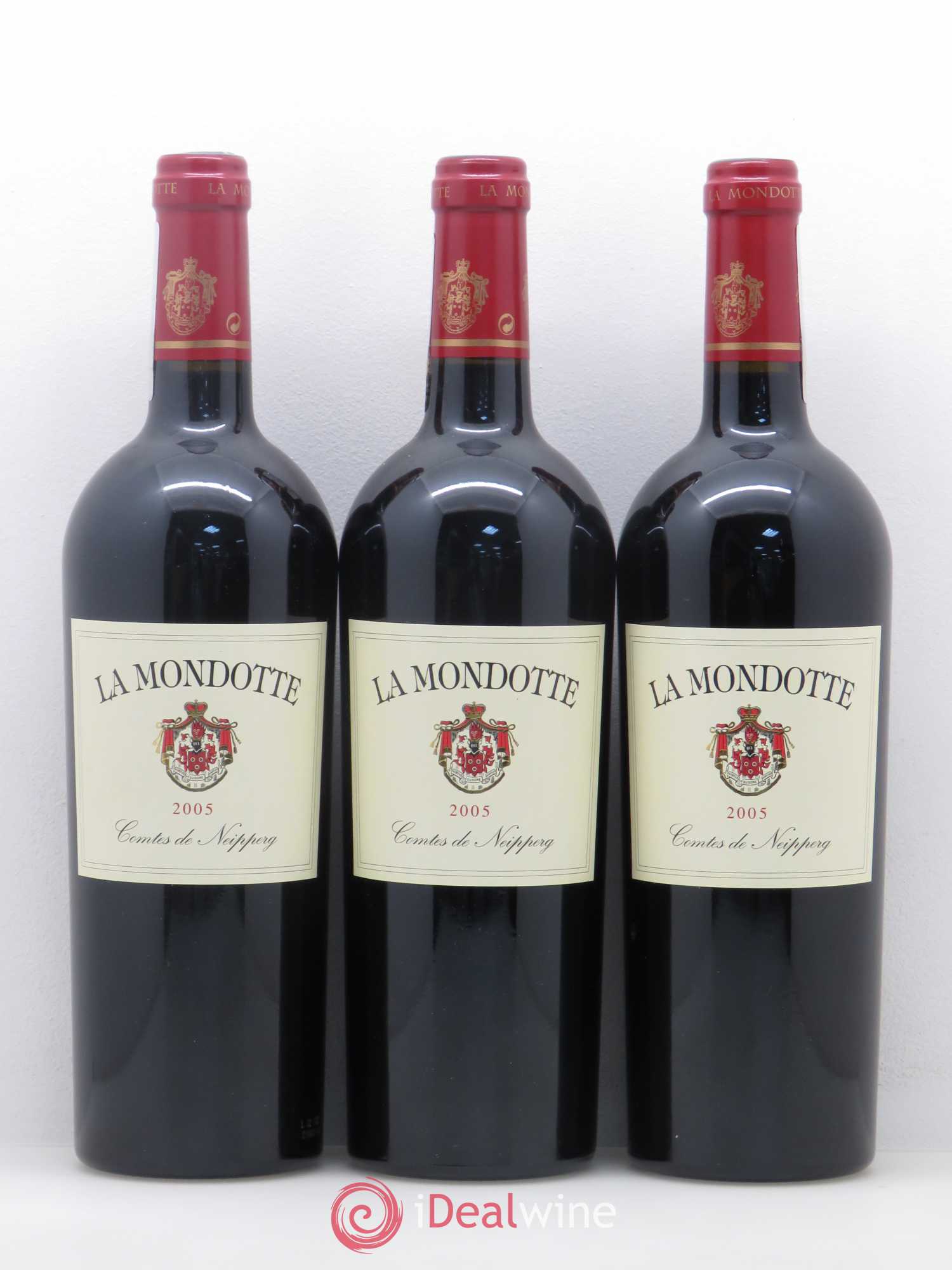 La Mondotte 1er Grand Cru Classé B depuis 2012 2005 - Lot de 3 bouteilles - 0