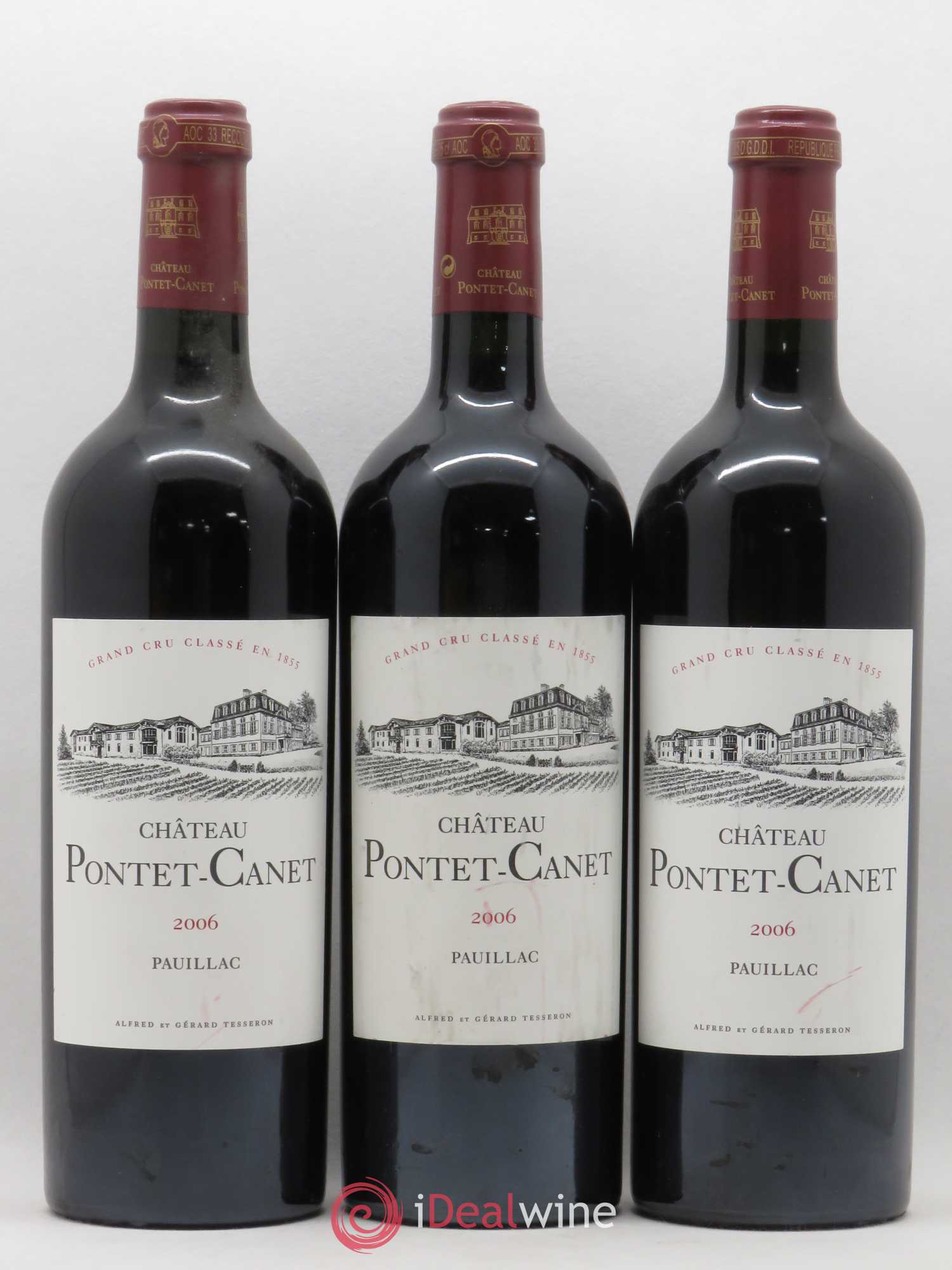 Château Pontet Canet 5ème Grand Cru Classé 2006 - Lot de 12 bouteilles - 2