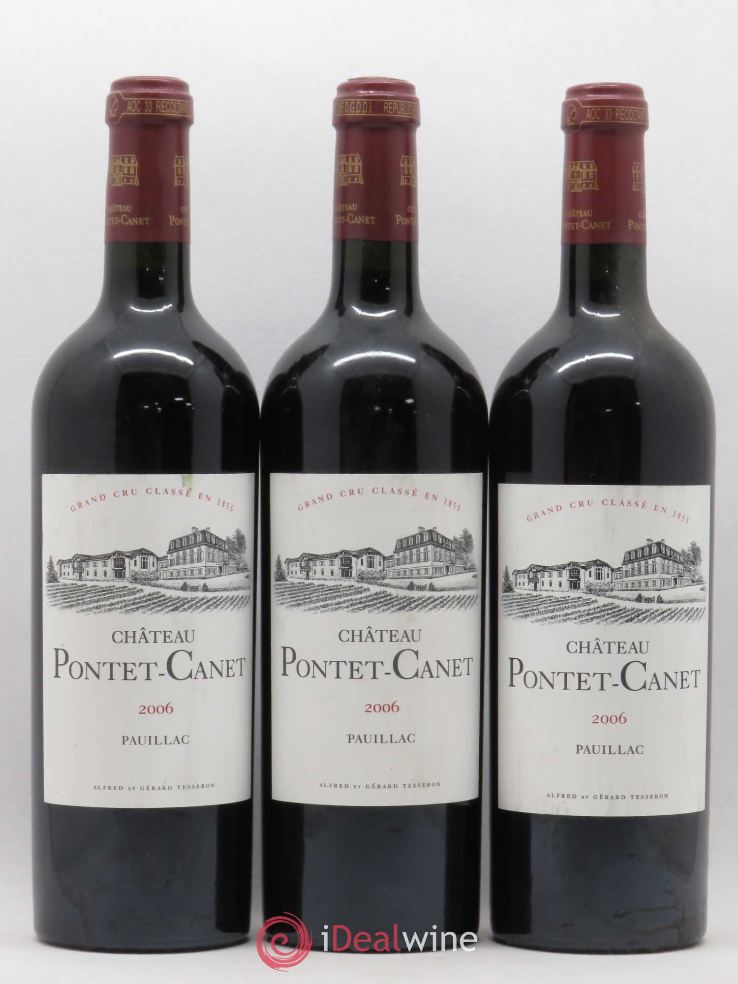 Château Pontet Canet 5ème Grand Cru Classé 2006 - Lot de 12 bouteilles - 3