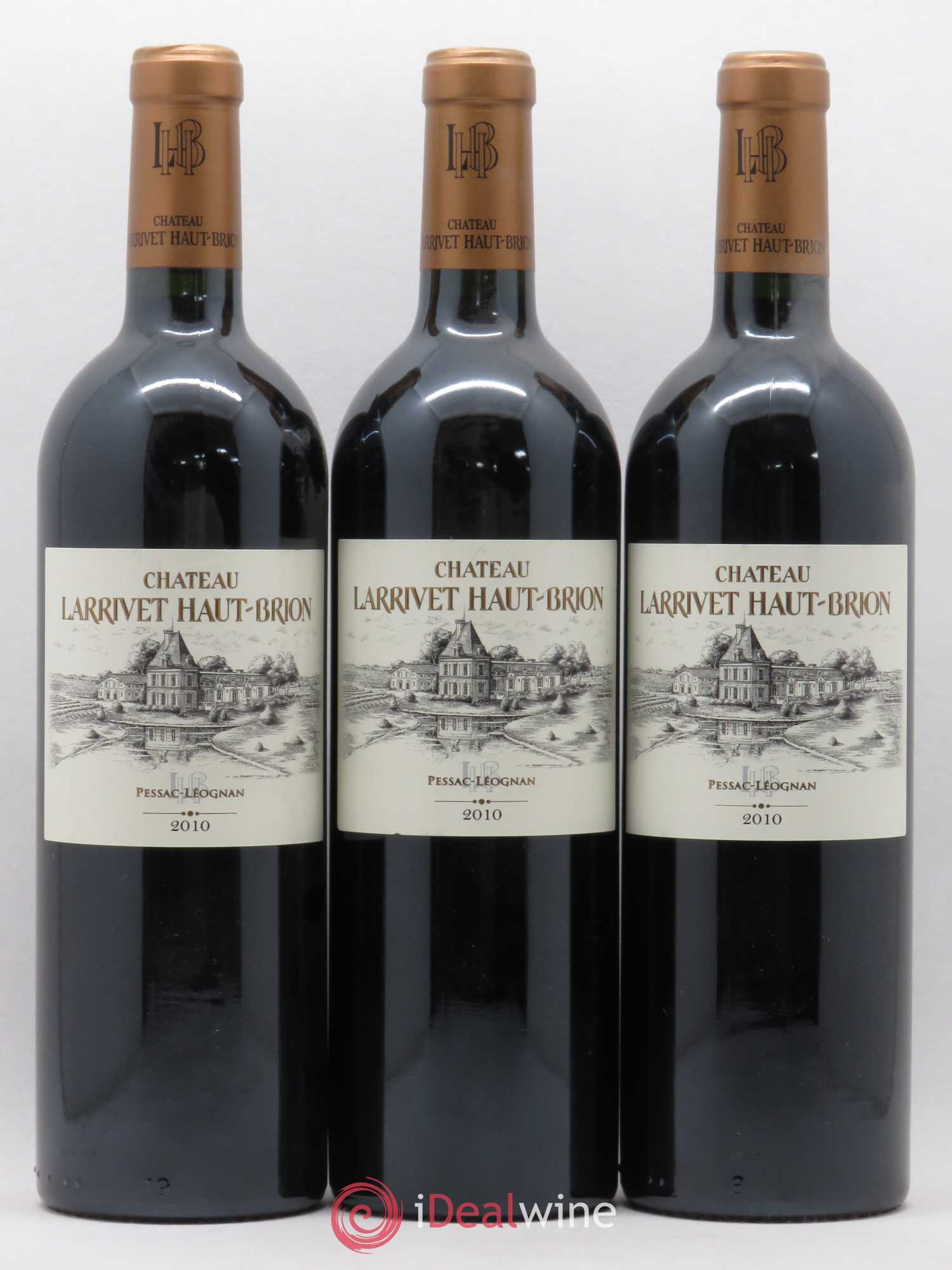 Château Larrivet Haut-Brion 2010 - Lot de 12 bouteilles - 2
