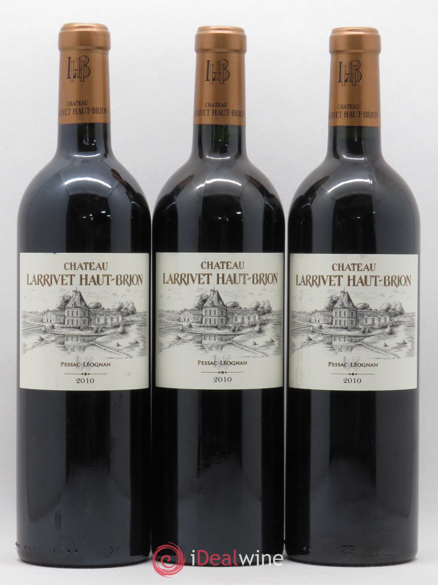 Château Larrivet Haut-Brion 2010 - Lot de 12 bouteilles - 3