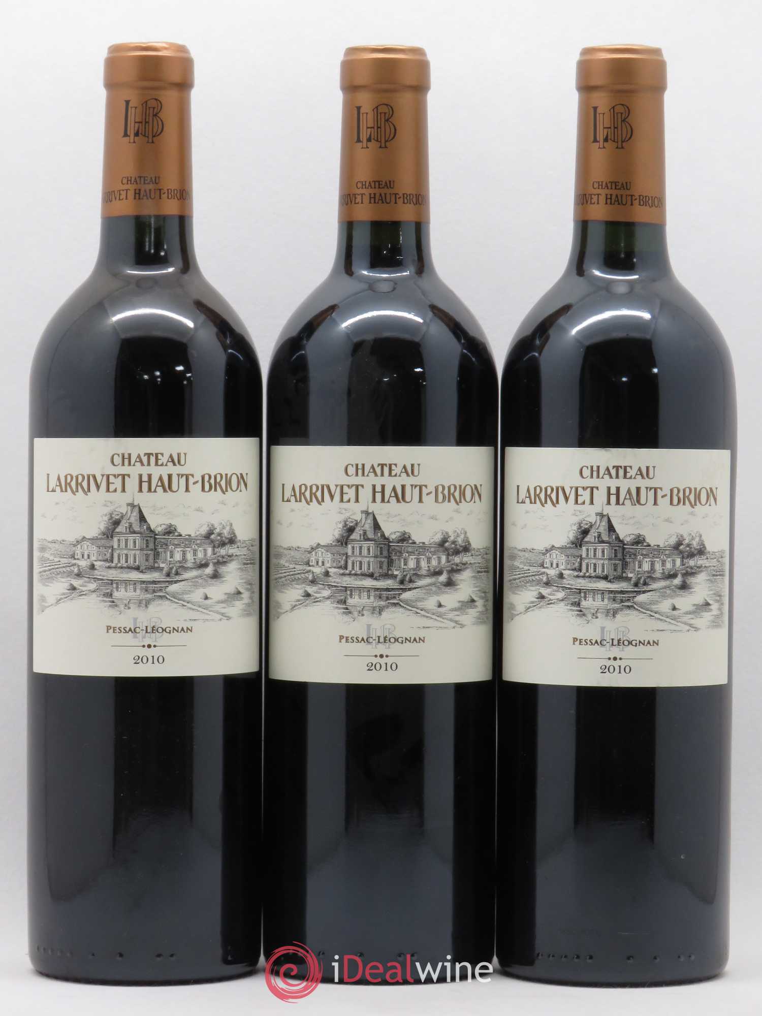 Château Larrivet Haut-Brion 2010 - Lot de 12 bouteilles - 4