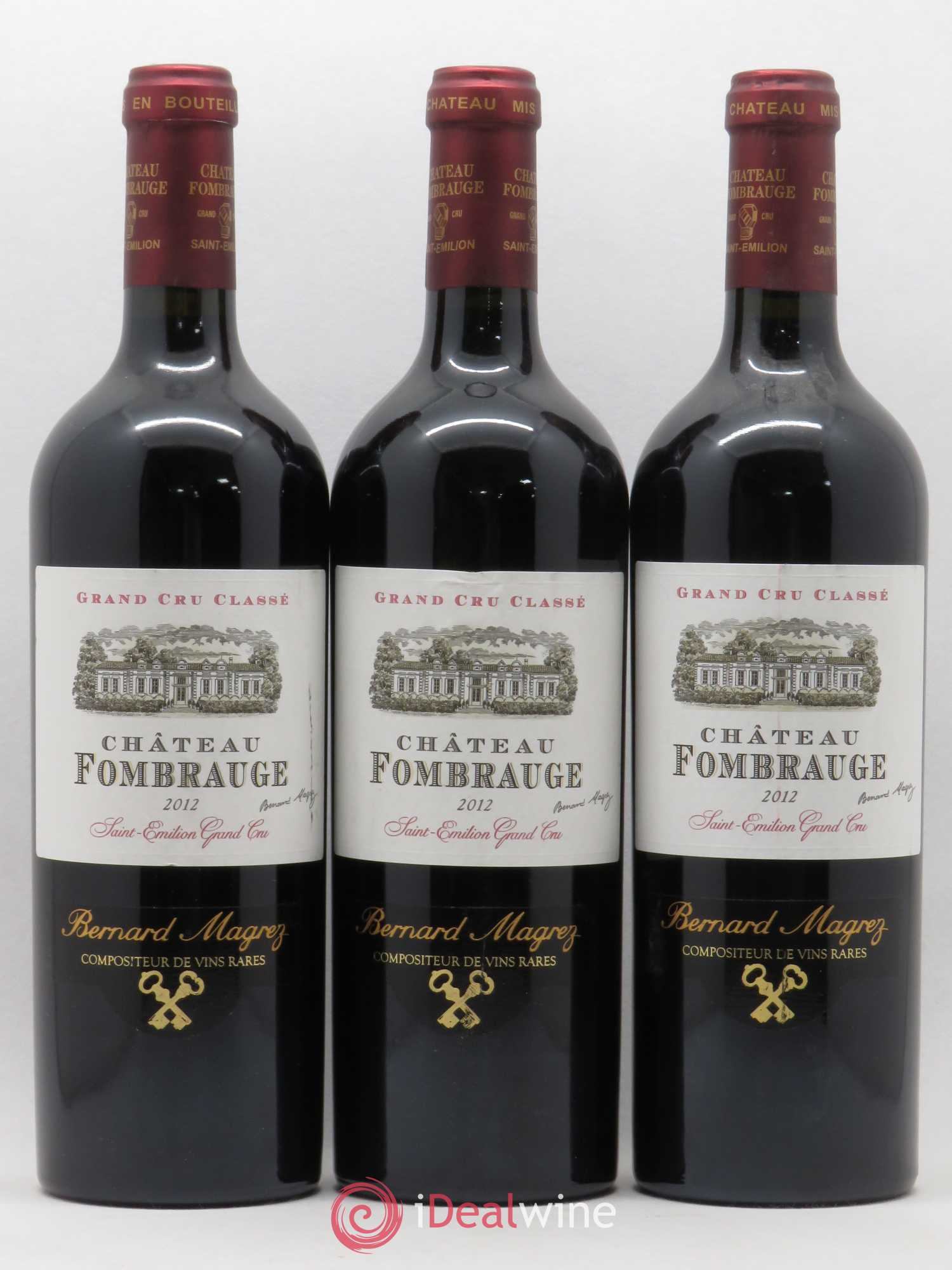 Château Fombrauge Grand Cru Classé 2012 - Lot de 3 bouteilles - 0
