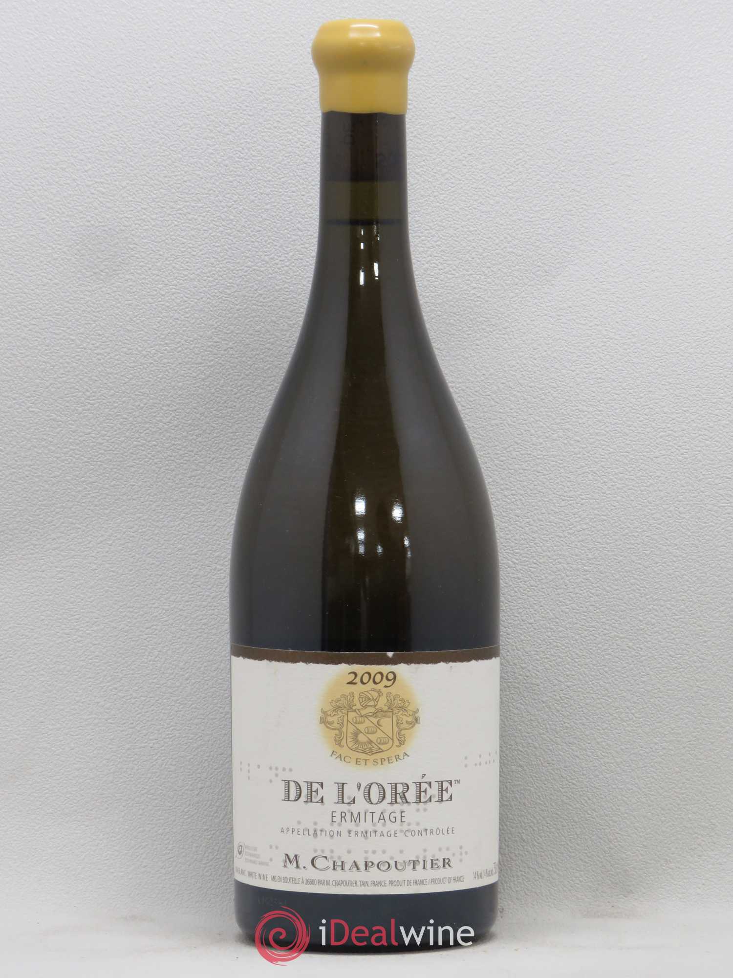 Hermitage Ermitage de l'Orée Chapoutier 2009 - Lot de 1 bouteille - 0