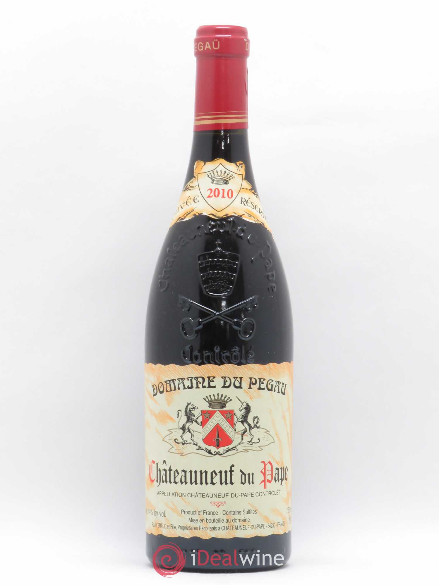 Châteauneuf-du-Pape Domaine du Pégau Cuvée Réservée Paul et Laurence Féraud 2010 - Lot de 1 bouteille - 0