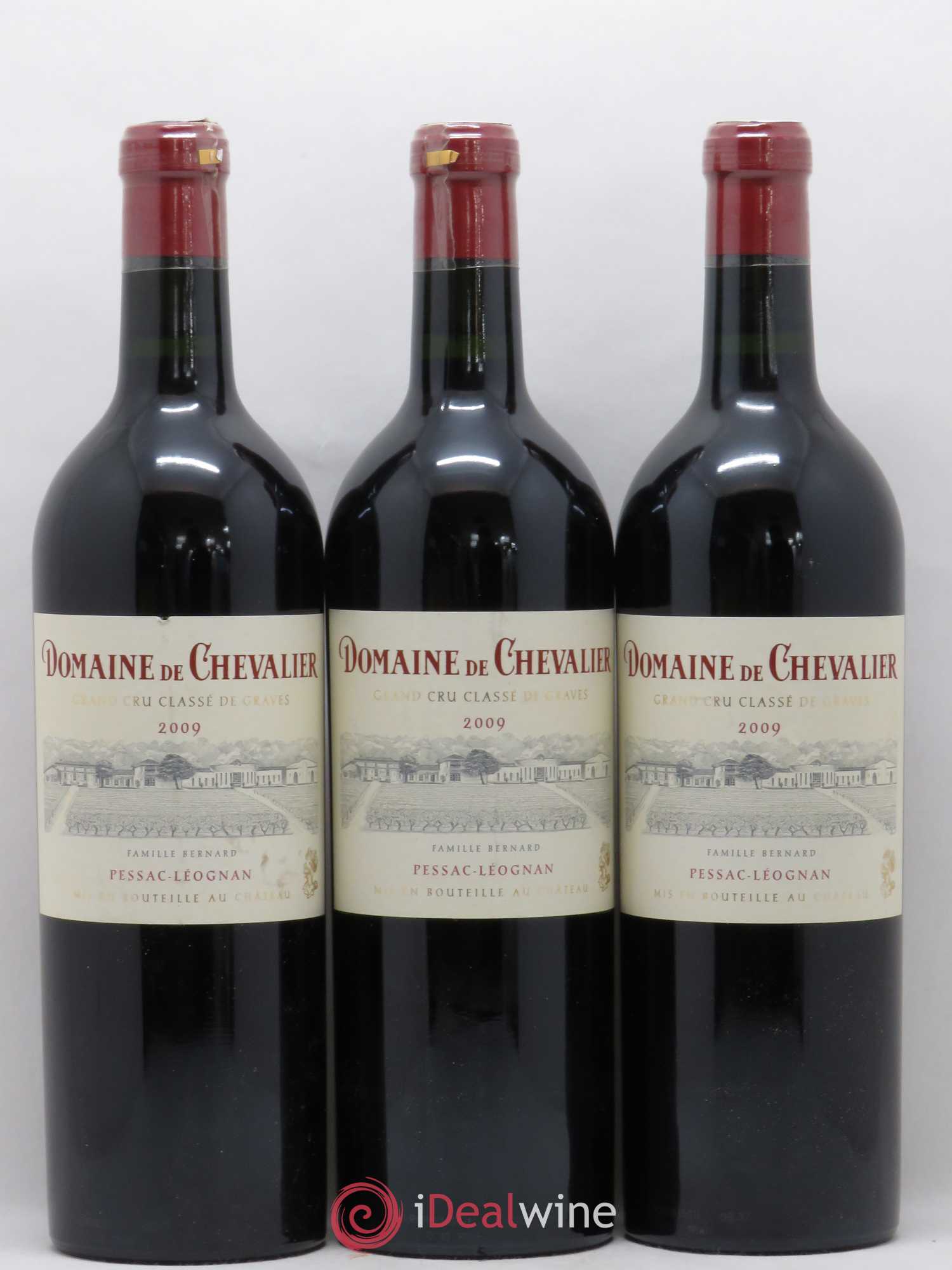 Domaine de Chevalier Cru Classé de Graves 2009 - Lot de 3 bouteilles - 0