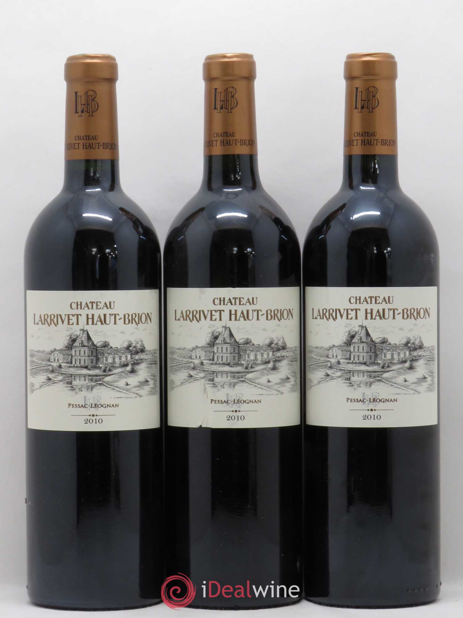 Château Larrivet Haut-Brion 2010 - Lot de 6 bouteilles - 1
