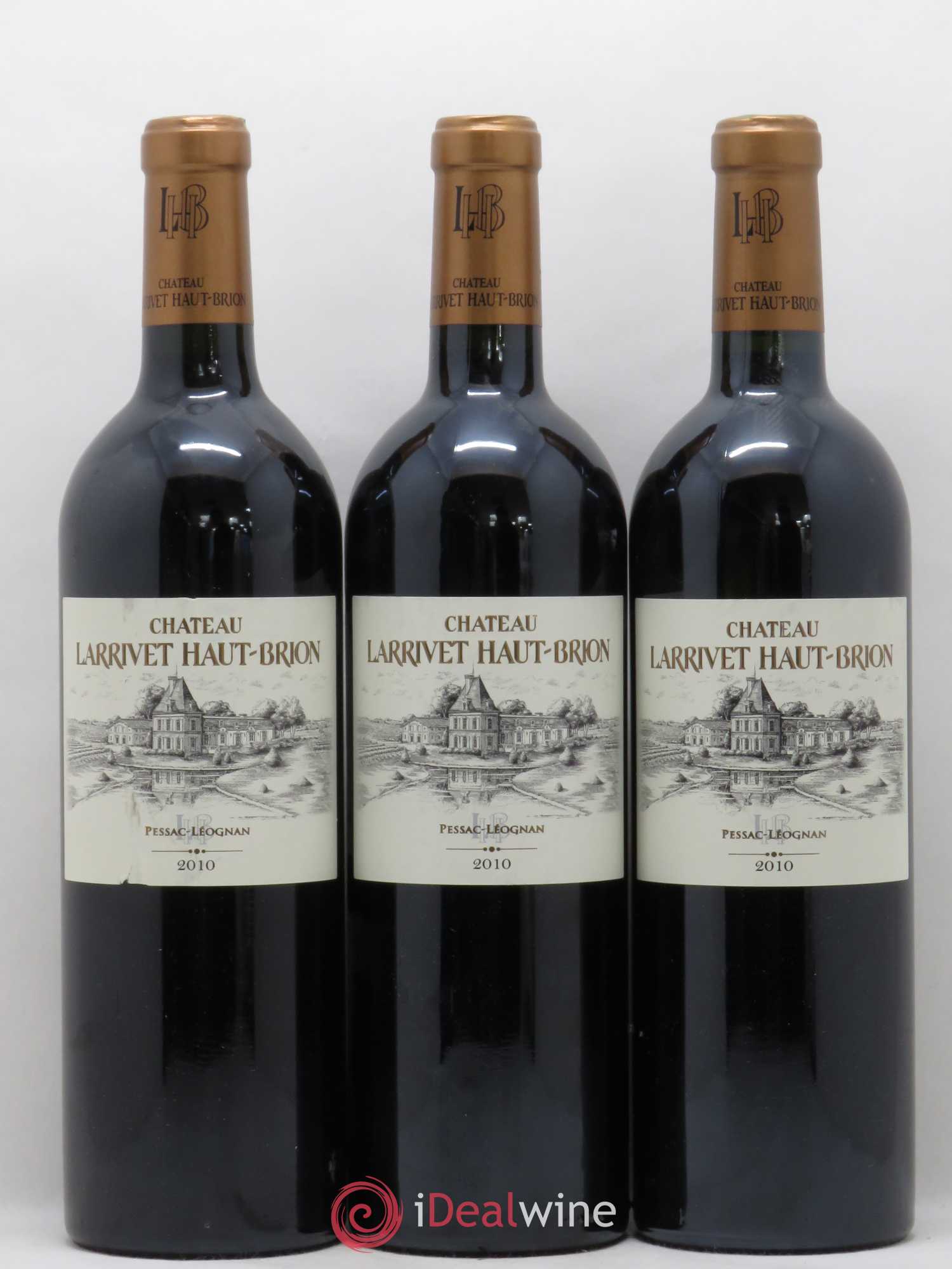 Château Larrivet Haut-Brion 2010 - Lot de 6 bouteilles - 2