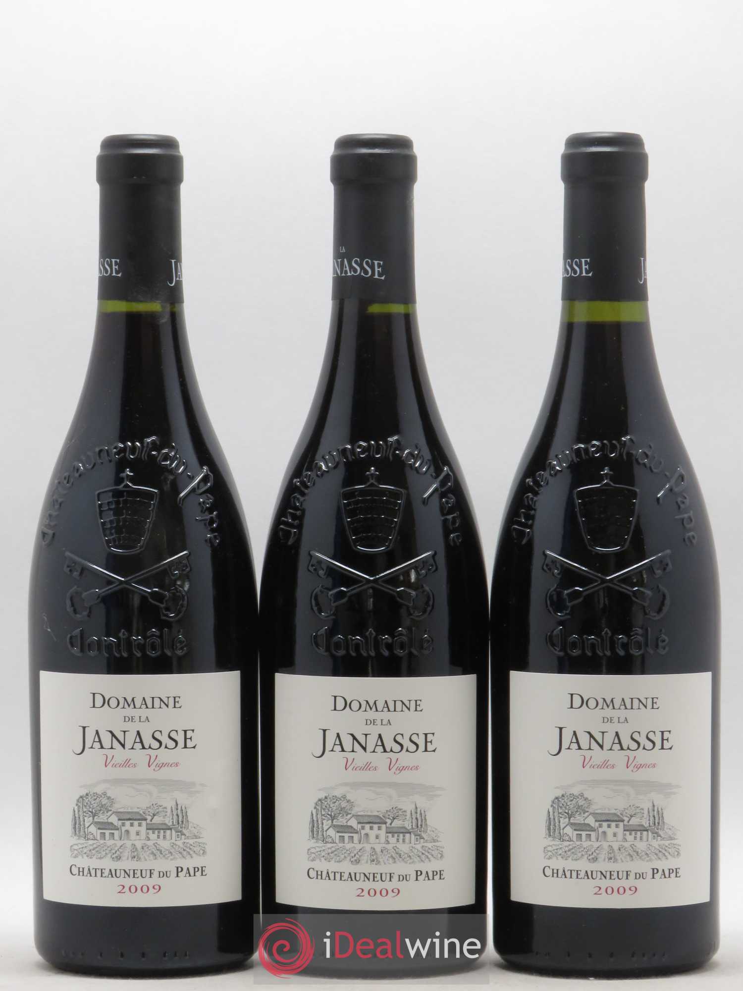Châteauneuf-du-Pape Cuvée Vieilles Vignes La Janasse (Domaine de) 2009 - Lot de 3 bouteilles - 0