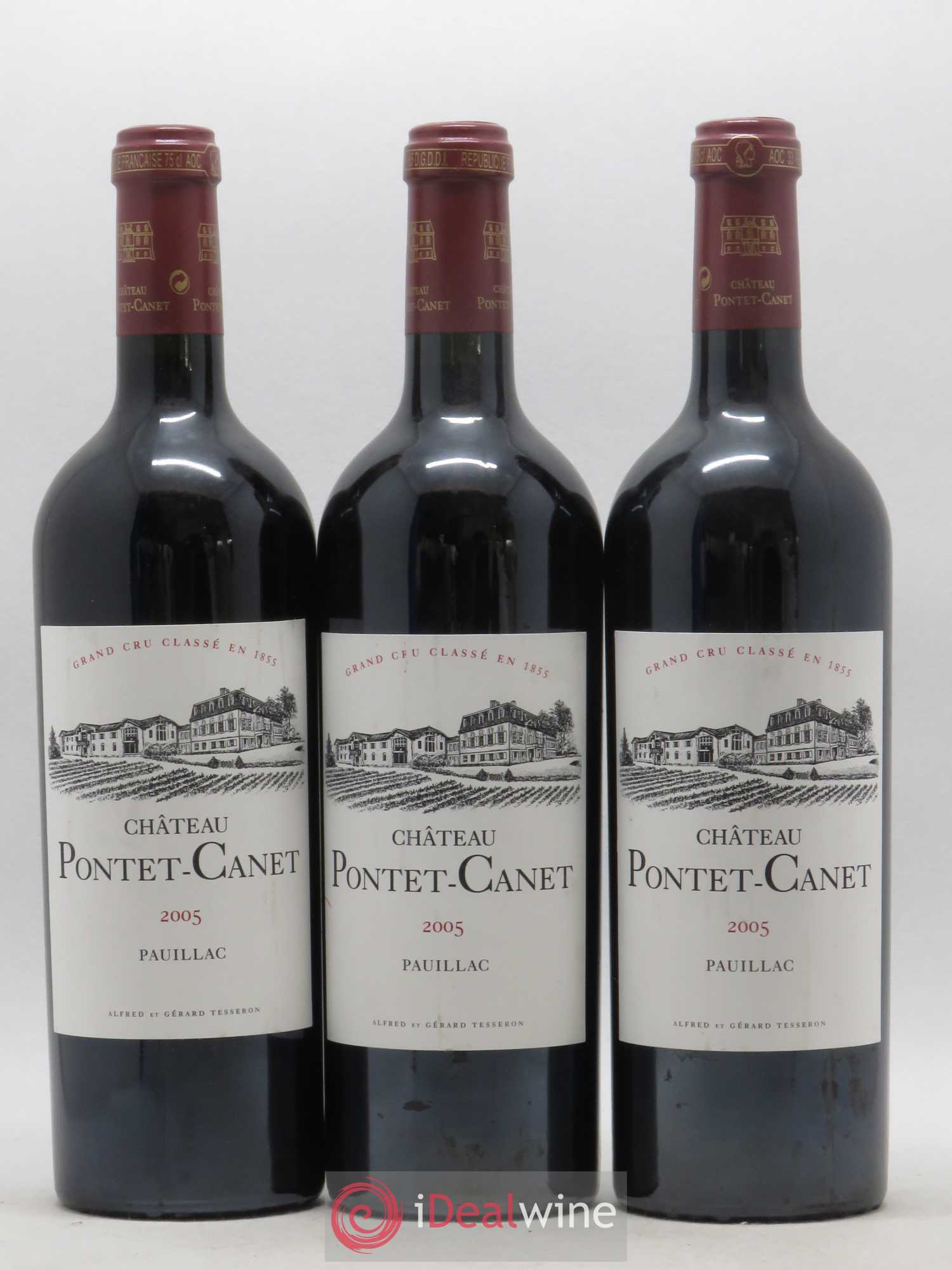 Château Pontet Canet 5ème Grand Cru Classé 2005 - Lot de 6 bouteilles - 3