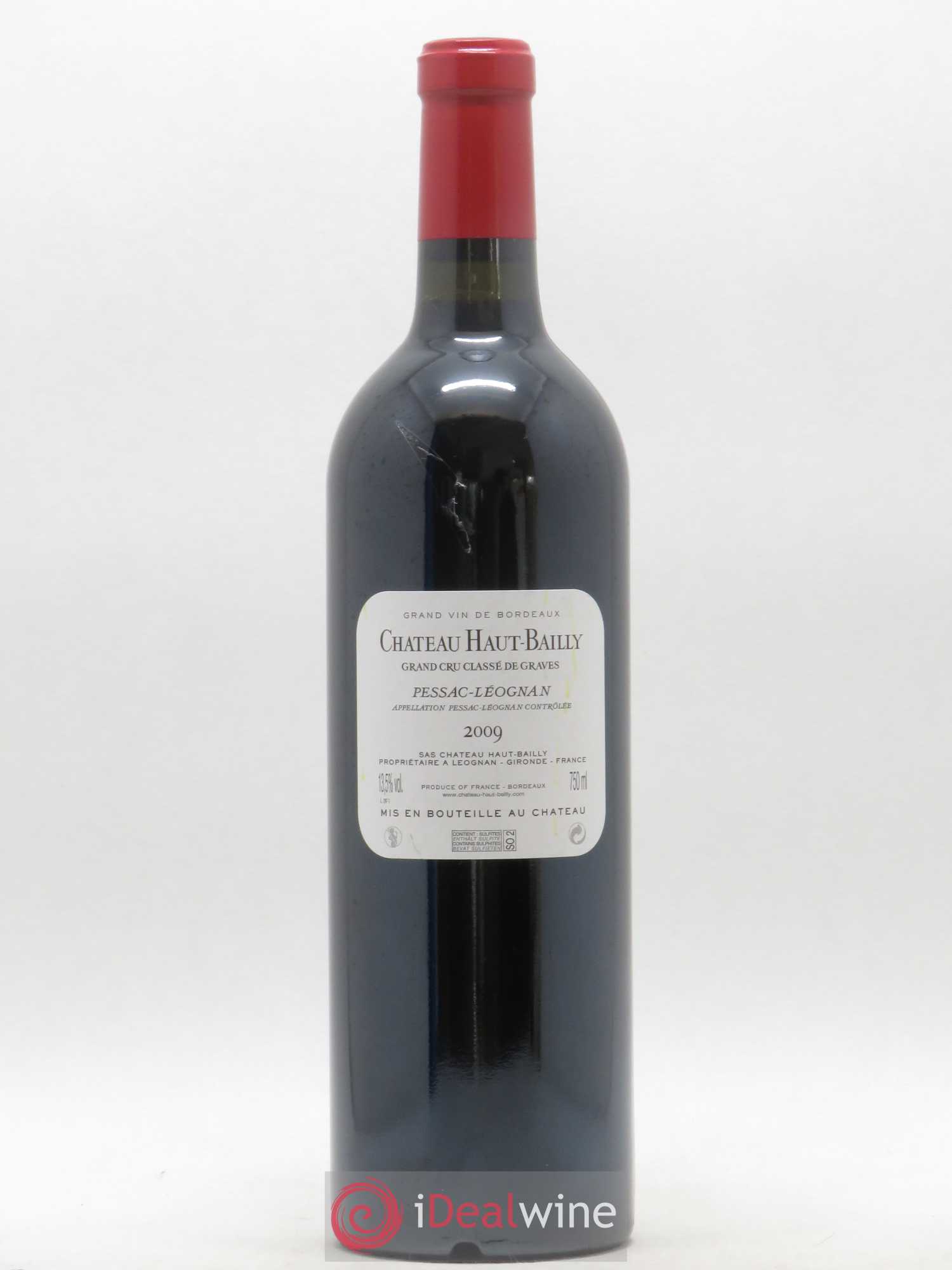 Château Haut-Bailly Cru Classé de Graves 2009 - Lot de 1 bouteille - 1