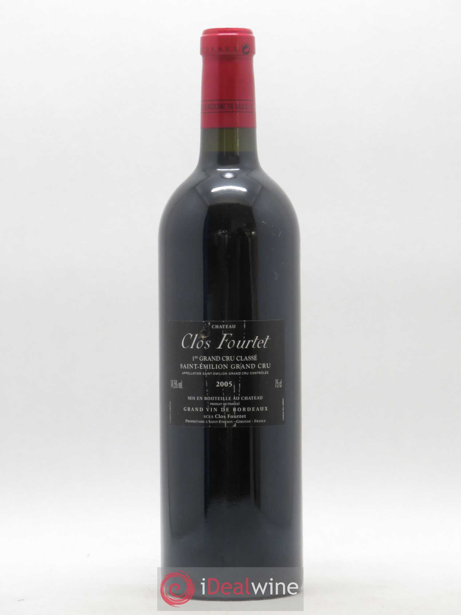 Clos Fourtet 1er Grand Cru Classé B 2005 - Lot de 1 bouteille - 1