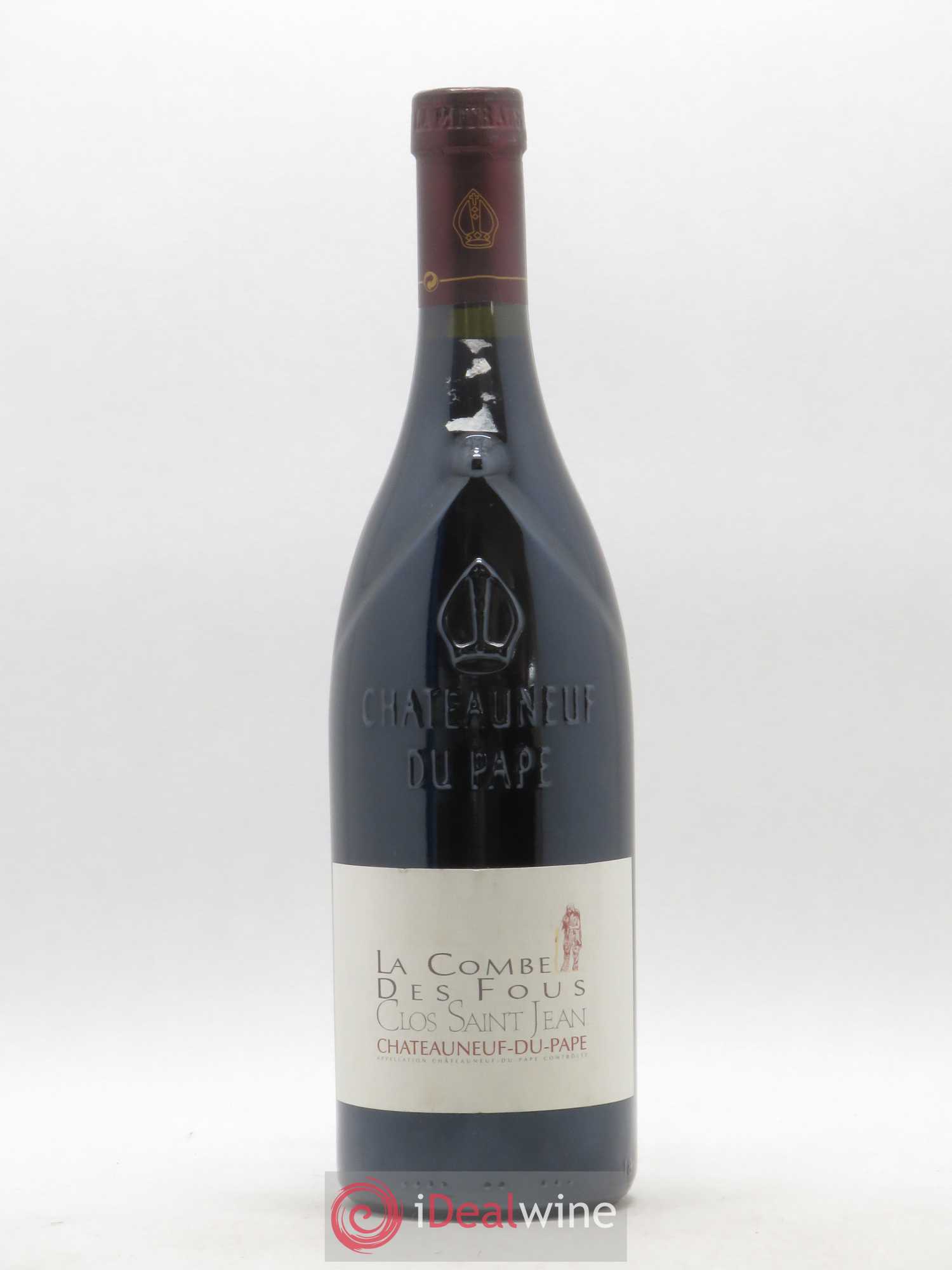 Châteauneuf-du-Pape Clos Saint-Jean La Combe des Fous Pascal et Vincent Maurel 2005 - Lot de 1 bouteille - 0