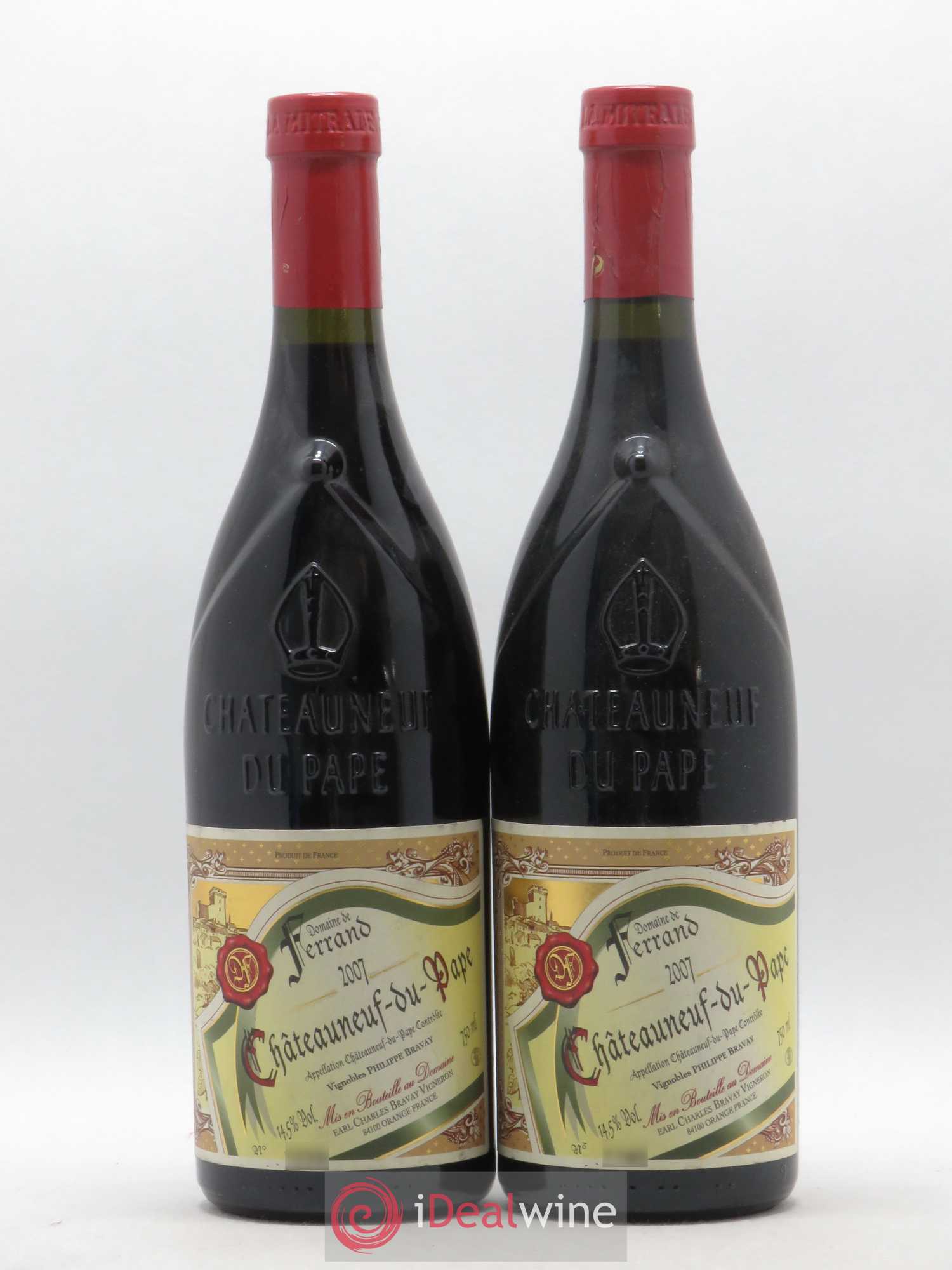 Châteauneuf-du-Pape Domaine de Ferrand 2007 - Lot de 2 bouteilles - 0