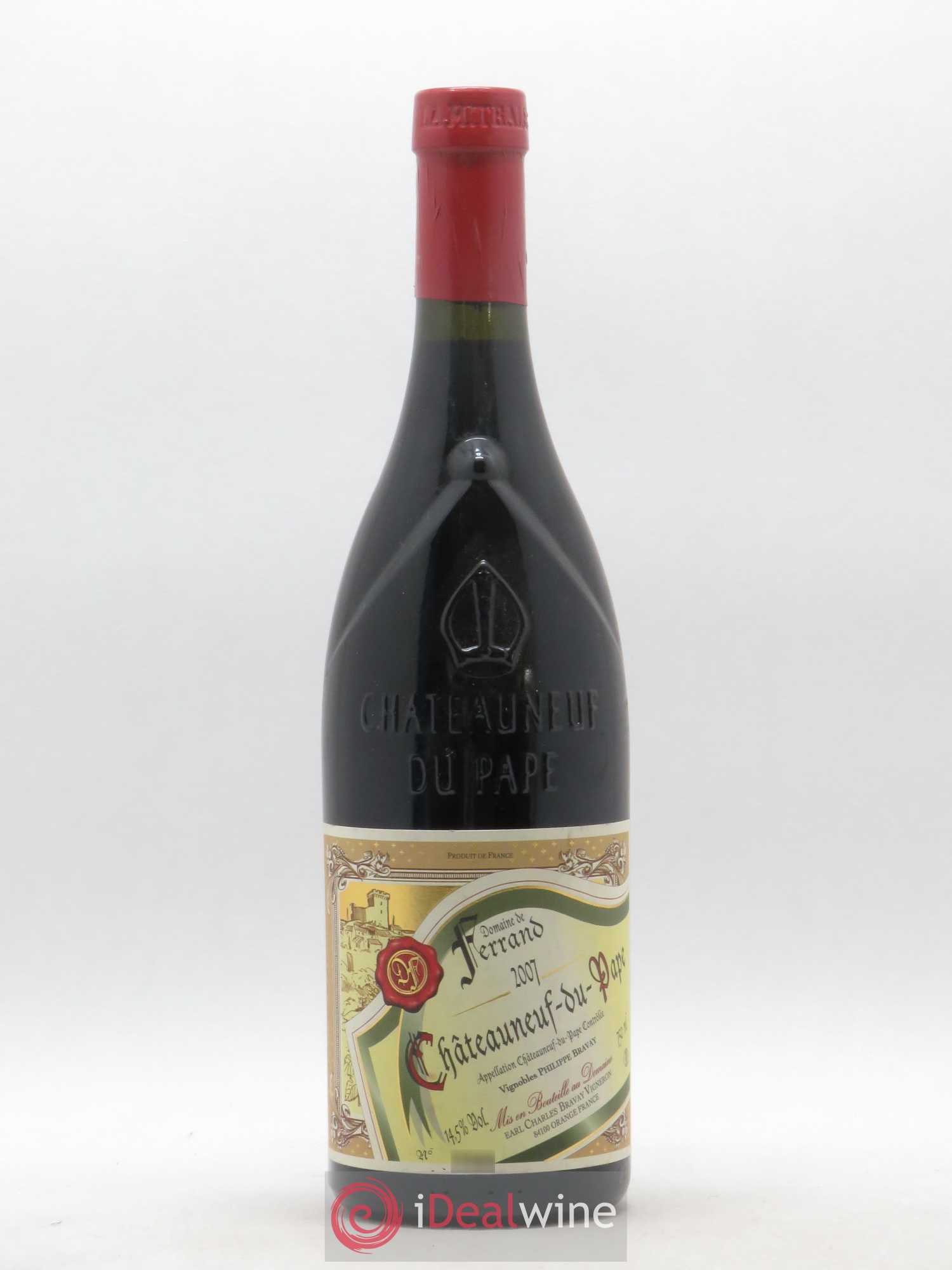 Châteauneuf-du-Pape Domaine de Ferrand (sans prix de réserve) 2007 - Lot de 1 bouteille - 0