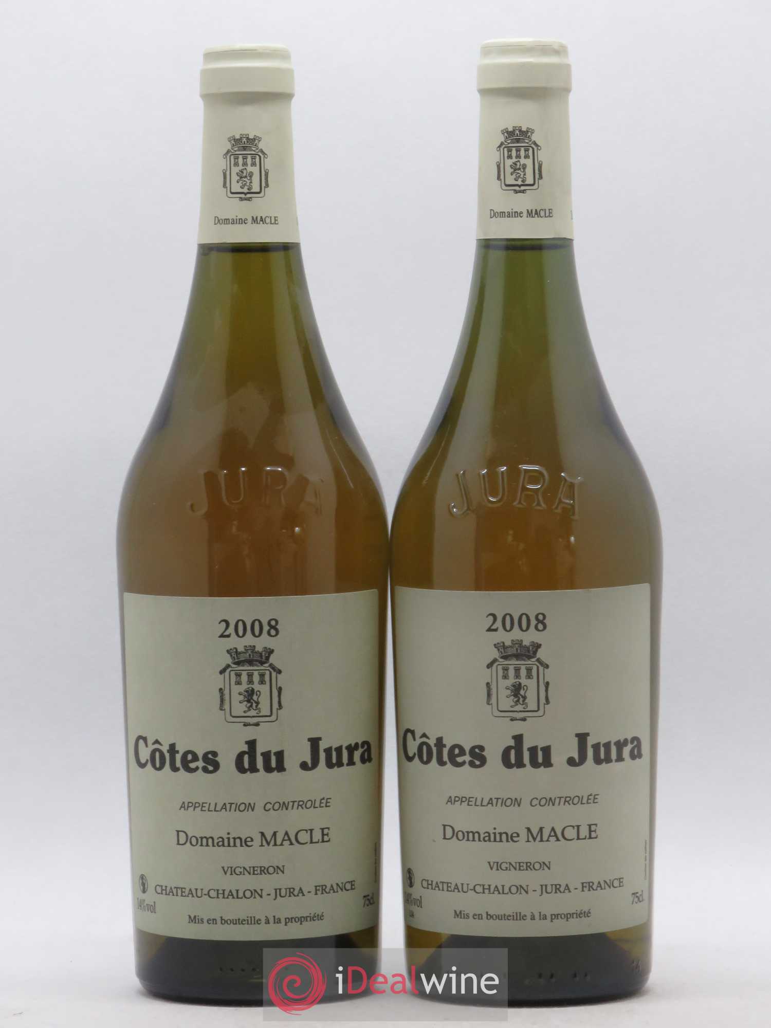Côtes du Jura Jean Macle 2008 - Lot de 2 bouteilles - 0